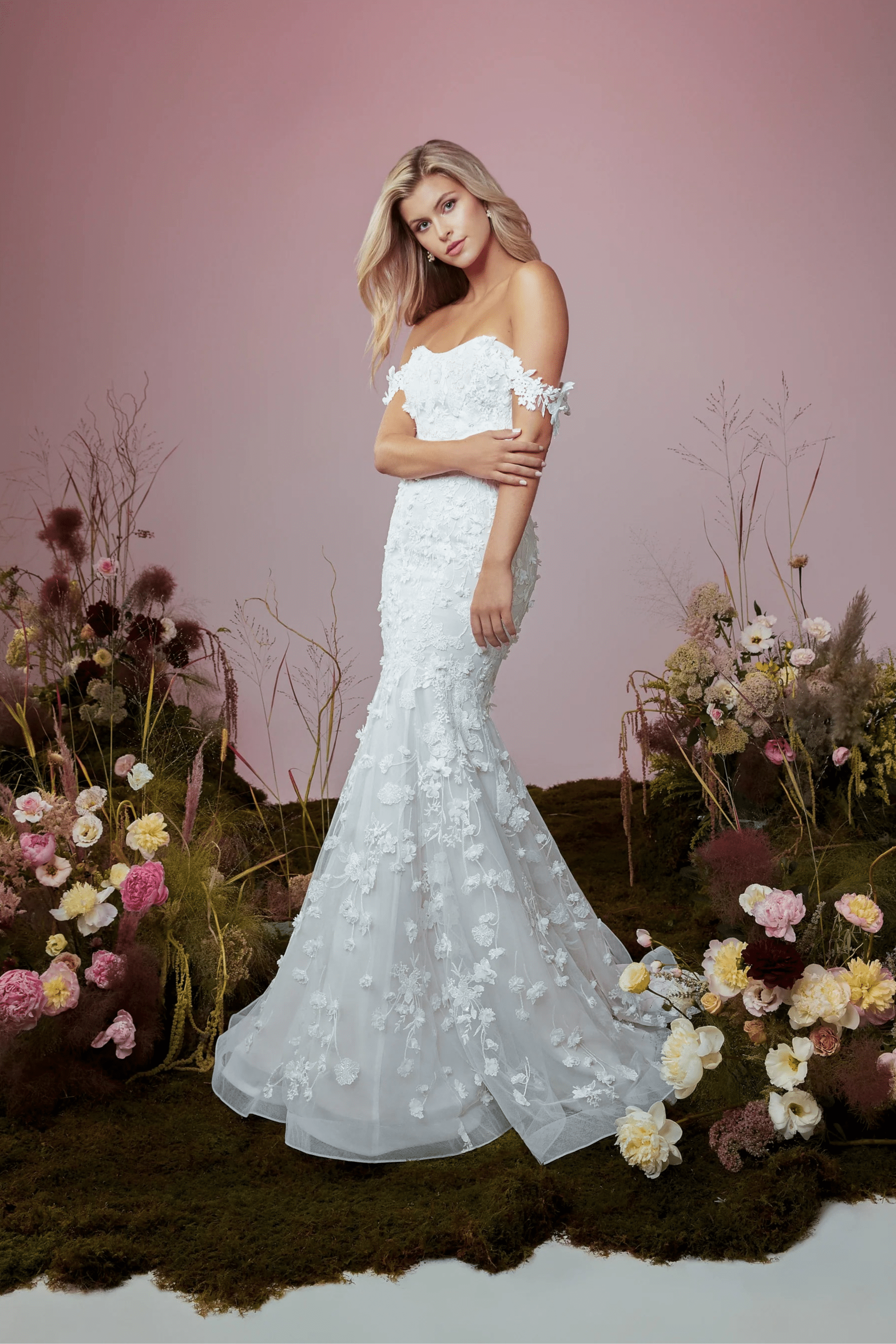 Blue Willow by Anne Barge Flutter Wedding Dress - Size 10 - Perfect for Bridal Showers, Beach Weddings & Romantic Ceremonies