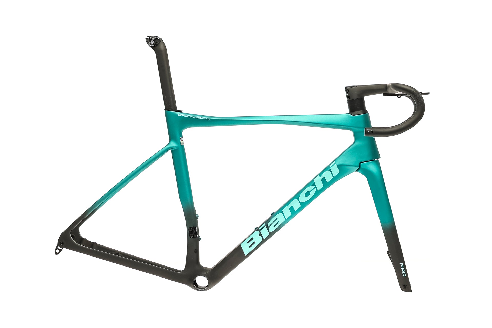 Bianchi Specialissima Pro 55cm Carbon Road Bike Frameset 2024 - Lightweight & Aero for Competitive Cycling & Racing