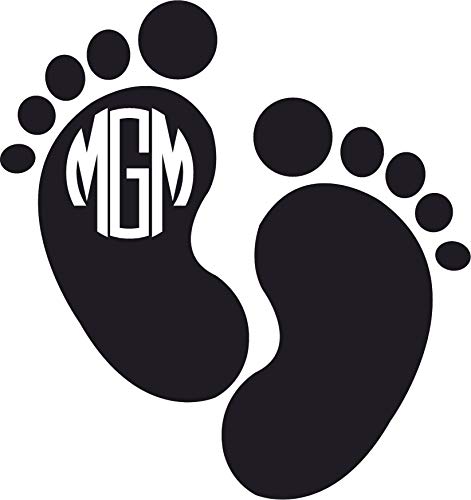 Baby Feet with Monogram