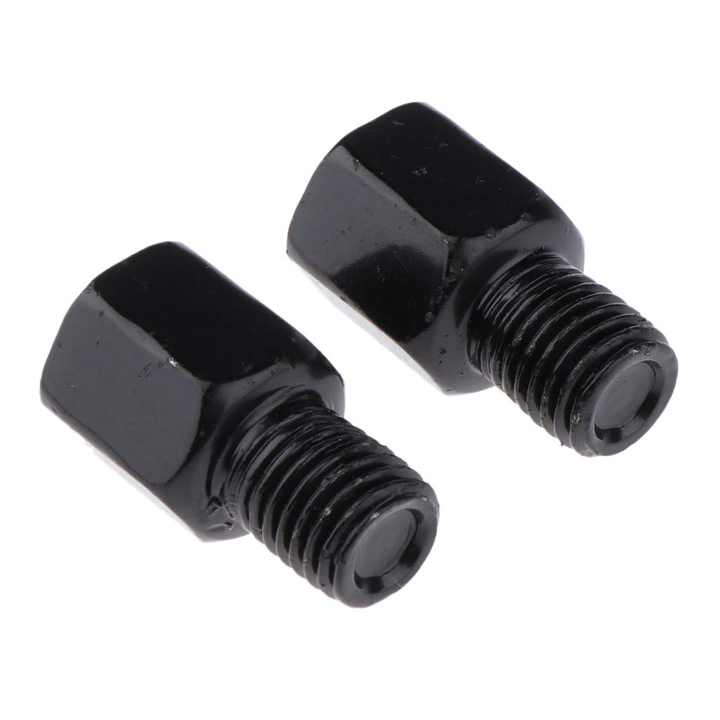 Dolity RH 8mm to 10mm Mirror Adapters for Motorcycle & Scooter - Universal Fit for Handlebar Mirrors Upgrade (Perfect for Harley, Honda, Yamaha Models)