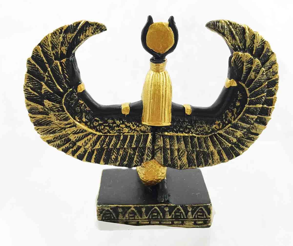 Egyptian Isis Ra Miniature Figurine - 3
