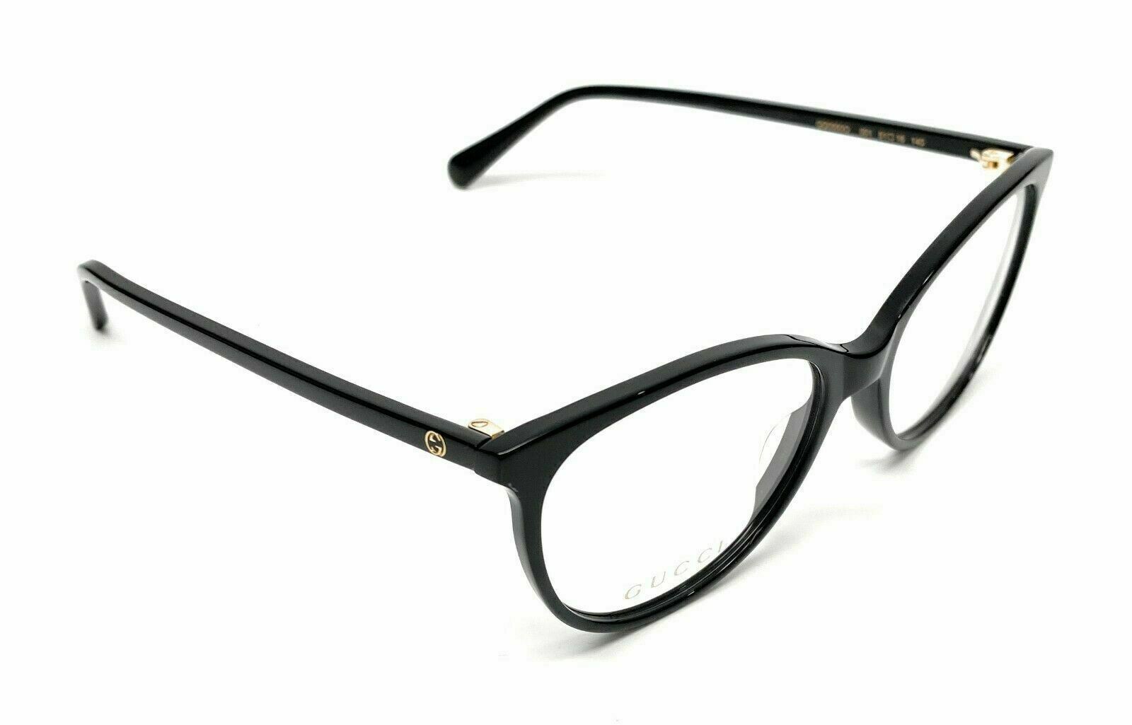 Gucci GG 0550O 001 Black Acetate Eyeglasses for Men & Women - Stylish Designer Optical Frames for Everyday Wear & Fashion Accessories