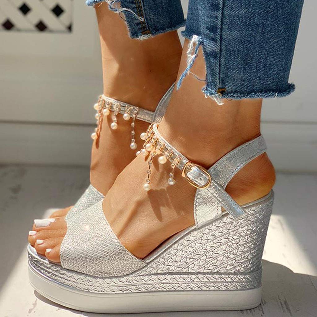 WILLBEST Women's Orthopedic Wedge Sandals - Summer Fashion Flip Flops with Foam Cushion for Beach, Pool, Yoga, Walking & Travel