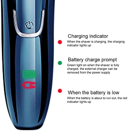 LIIAV Electric Shavers for Men - Waterproof Cordless USB Rechargeable Rotary Razor with Beard Trimmer - Perfect for Dry & Wet Shaving at Home, Travel or Gifts for Husband