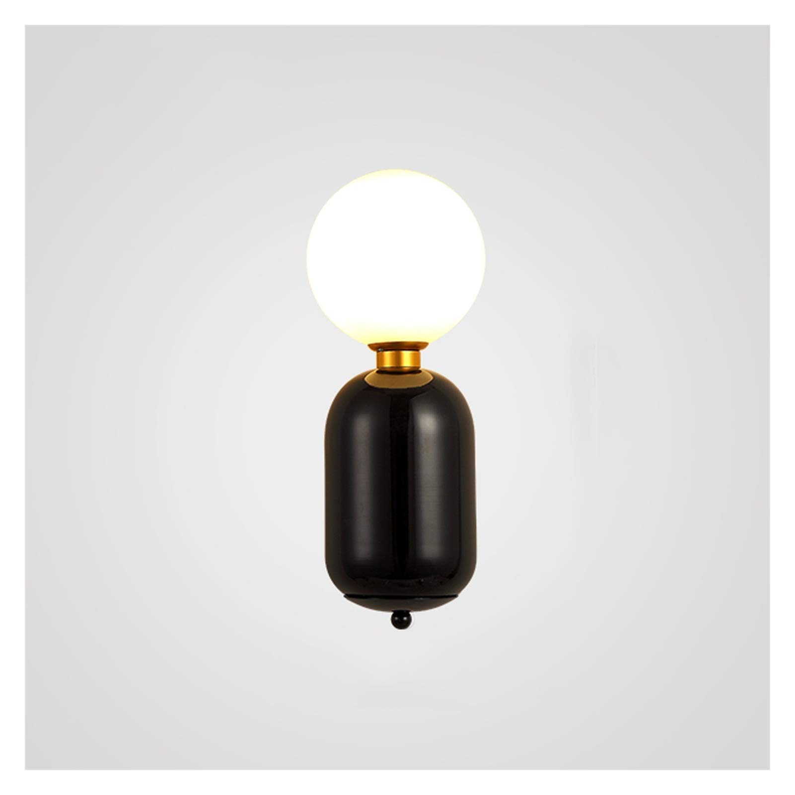 Modern Minimalist Glass Ball Wall Lamp - Indoor/Outrust LED Wall Light for Living Room, Bedroom, Porch & Corridor | Energy-Efficient Dimmable Lighting for Home Decor & Aisle Accent