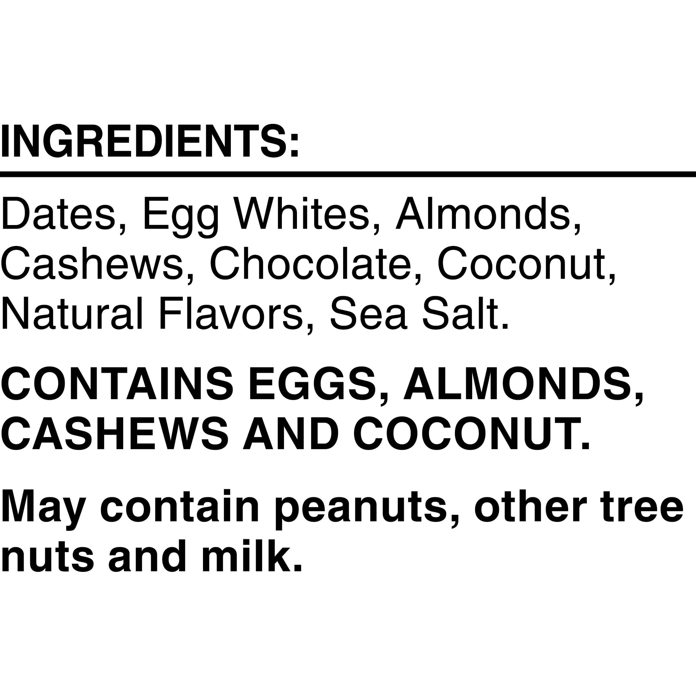 RXBAR Protein Bars - Coconut Chocolate Flavor, 22oz Box (12 Bars) | High Protein Snack for Workout Recovery, Healthy On-the-Go Breakfast & Travel Snacks