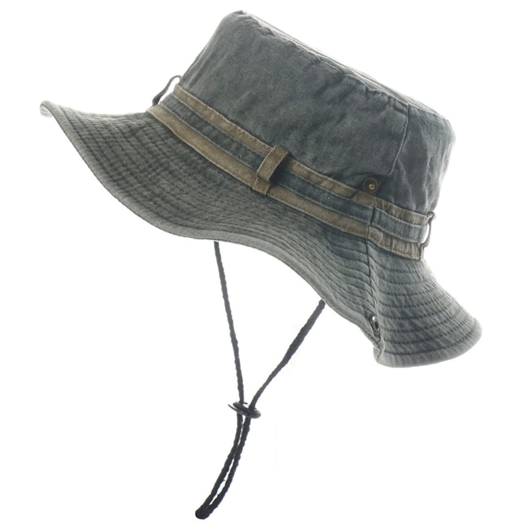 UPF 50+ Sun Protection Wide Brim Bucket Hat for Women & Men - Cotton Summer Fishing & Hiking Hat for Outdoor Activities, Beach, Gardening, and Travel