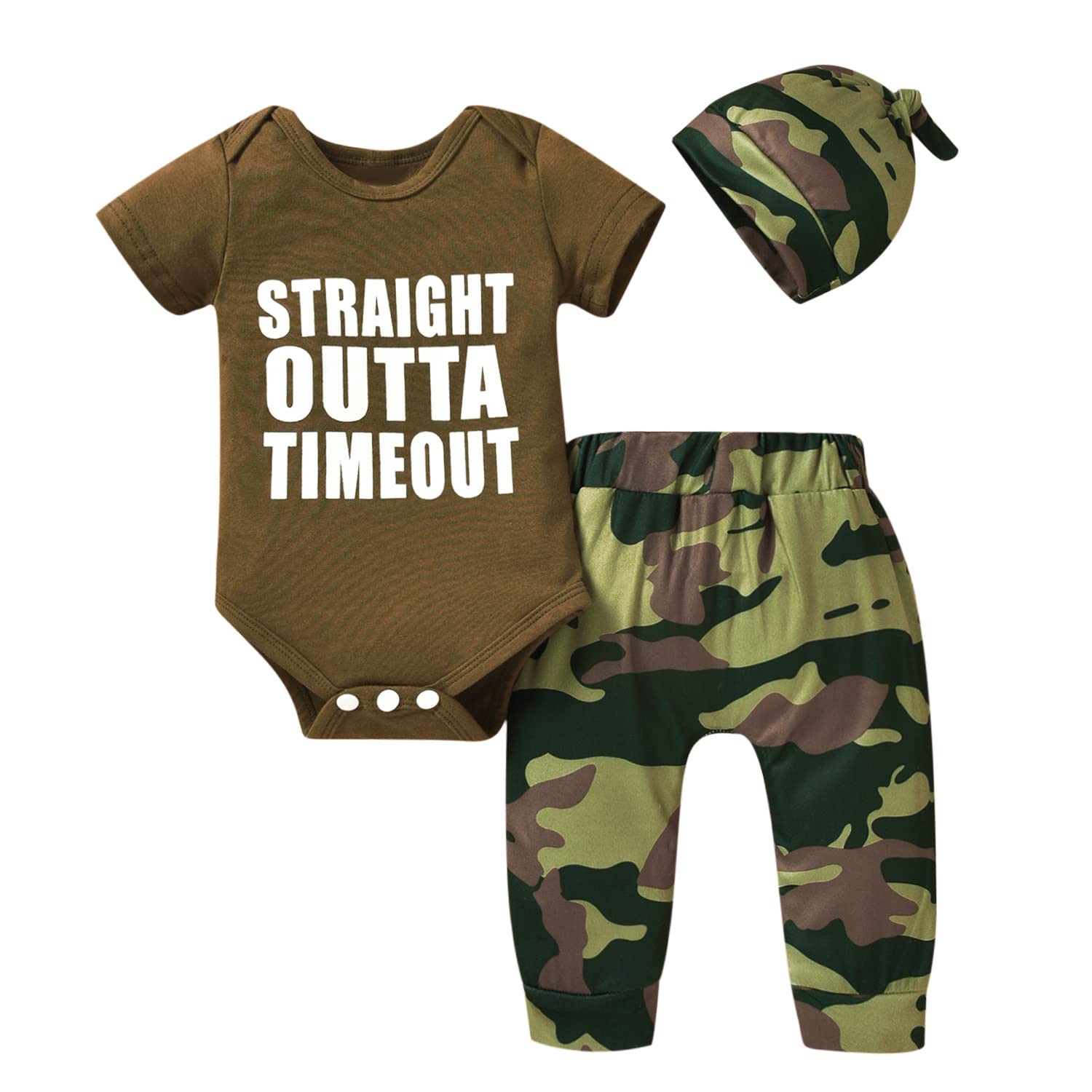 Aalizzwell Baby Boys Summer Outfit - Short Sleeve Bodysuit & Pants Set | Soft Cotton Comfort Wear for Newborns & Toddlers | Perfect for Playtime, Beach Trips & Family Outings