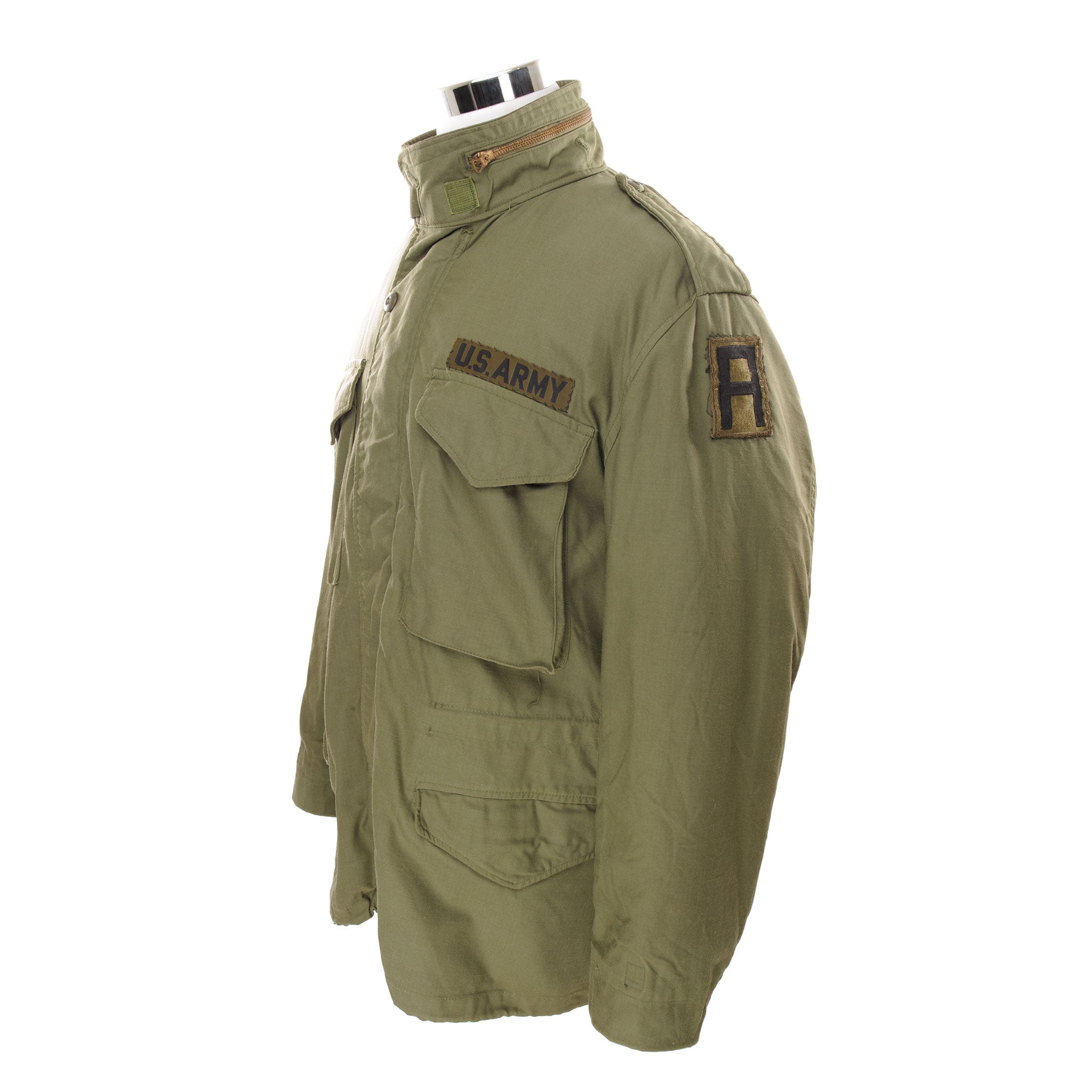 Vintage US Army M-1965 M65 Field Jacket 1976 - Size Large Short with Liner | Military Surplus Outerwear for Men | Perfect for Outdoor Adventures, Camping & Vintage Fashion