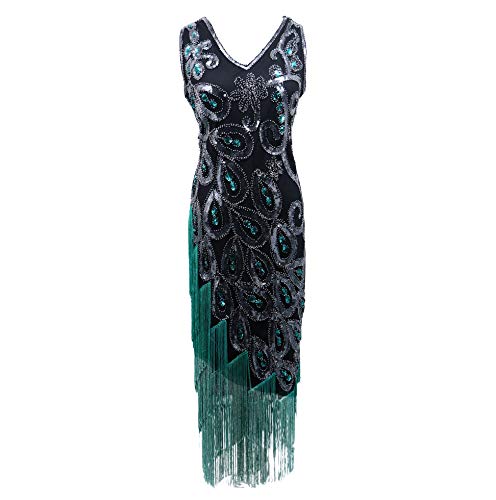 Black / Silver Peacock
