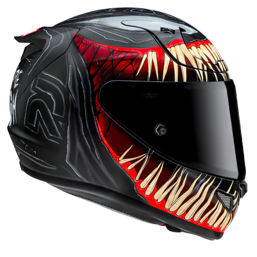 Rpha 12 Venom 3 Motorcycle Helmet - DOT Certified Full Face Helmet for Men & Women - Lightweight & Ventilated for Comfort - Ideal for Street Biking, Racing & Commuting