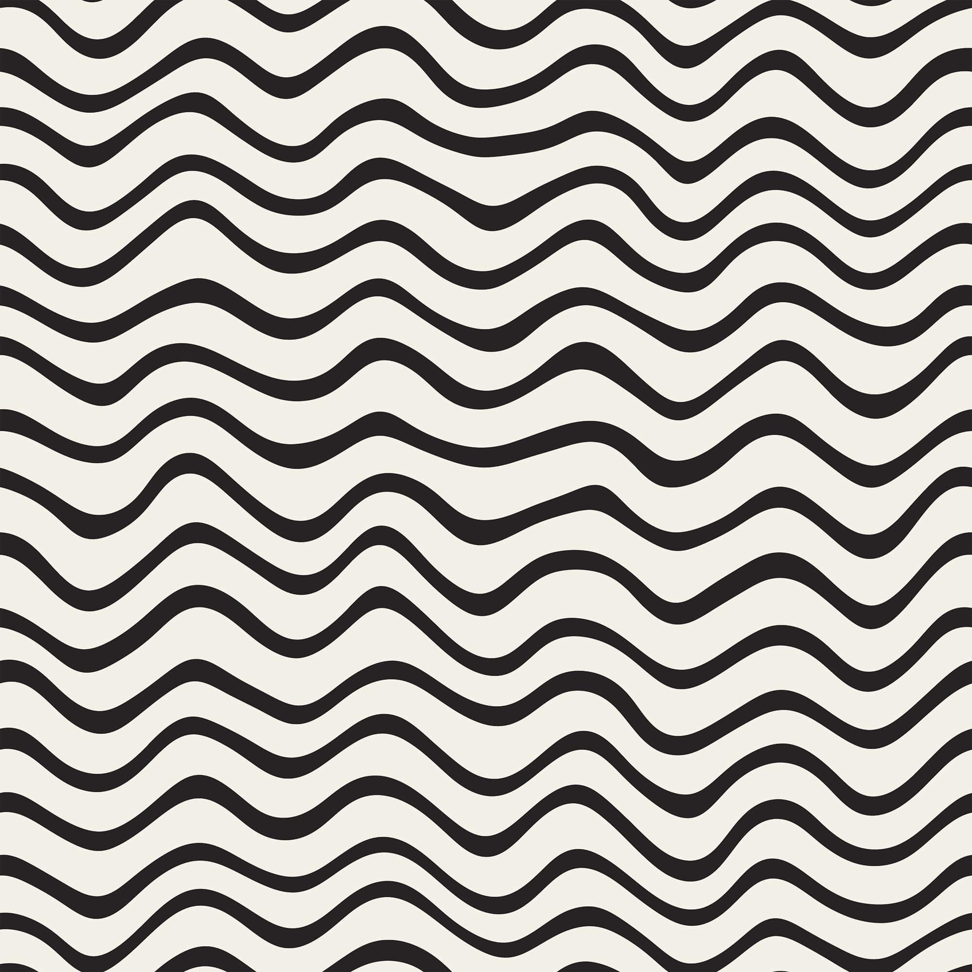 Nautical Peel and Stick Removable Wallpaper - Black & White Stripes Design - Self-Adhesive Wall Decor for Bedroom, Bathroom, Kitchen & Office