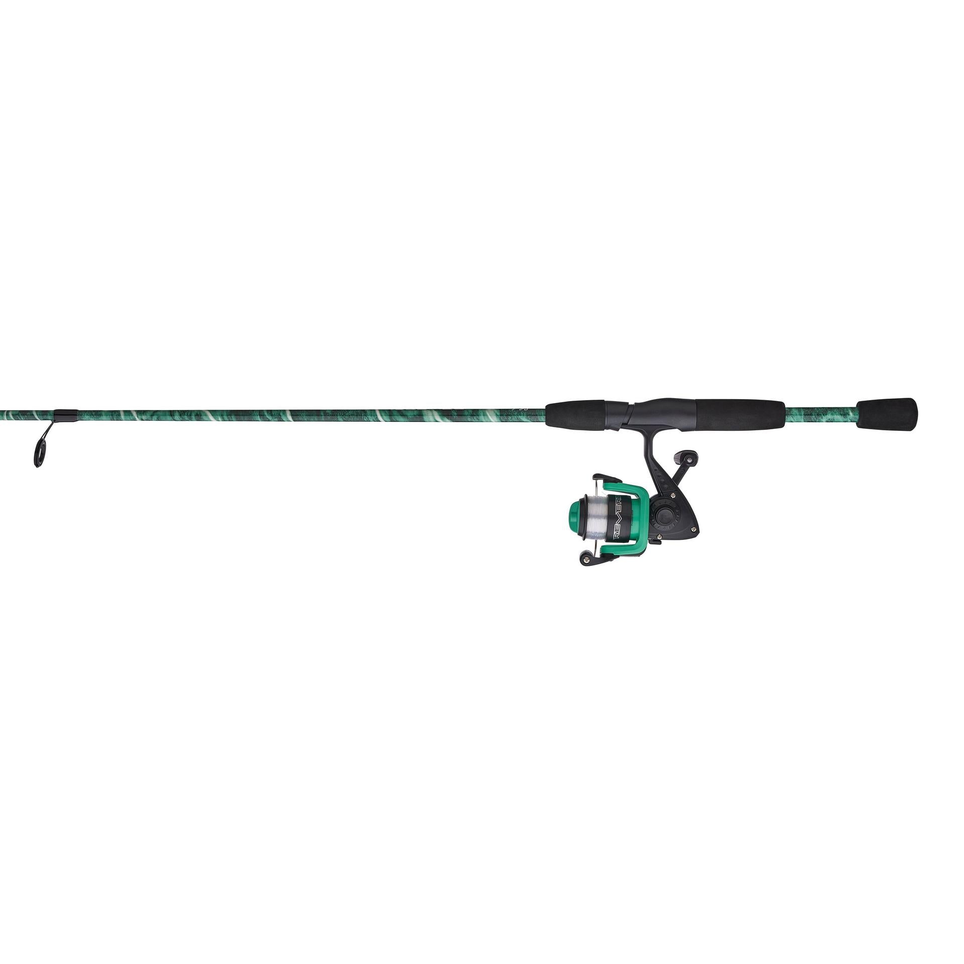 Mossy Oak Camo Spinning Reverb Fishing Kit - Perfect for Bass and Trout Fishing in Lakes and Rivers