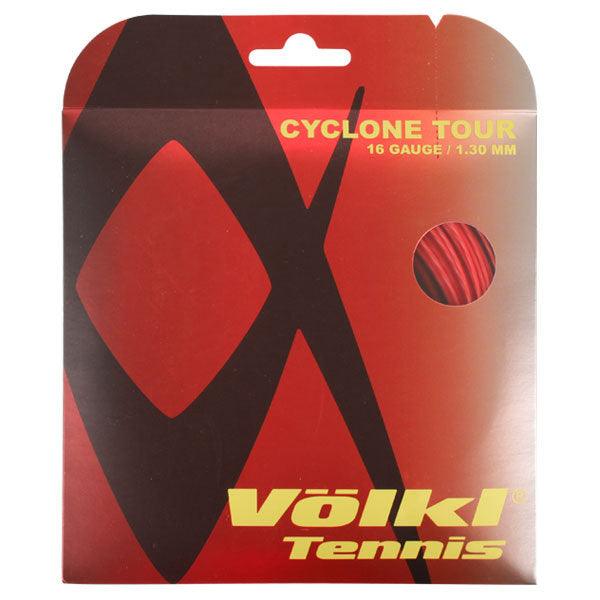 Cyclone Tour 16G/1.30MM Red Tennis String - Premium Polyester Tennis Racket String for Spin & Control - Perfect for Competitive Play & Tournament Matches