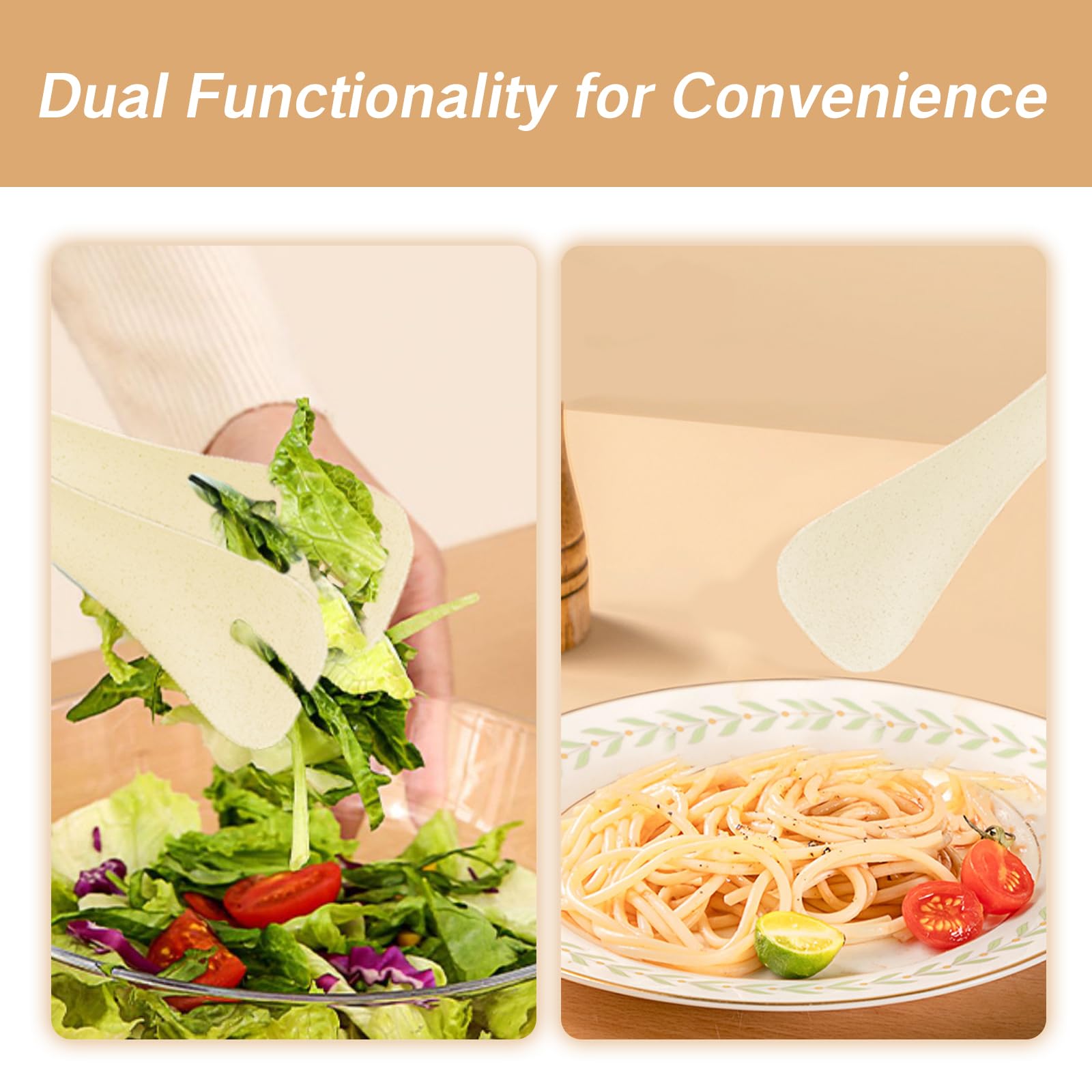 **Plastic Salad Tongs Set - Dishwasher Safe Serving & Mixing Utensils for Kitchen, Buffet, Party & Catering - Perfect for Tossing Salads, Serving Dishes & Food Prep**    *(Use Cases: Ideal for home kitchens, restaurants, catering events, buffets, picnics, and outdoor gatherings.)*