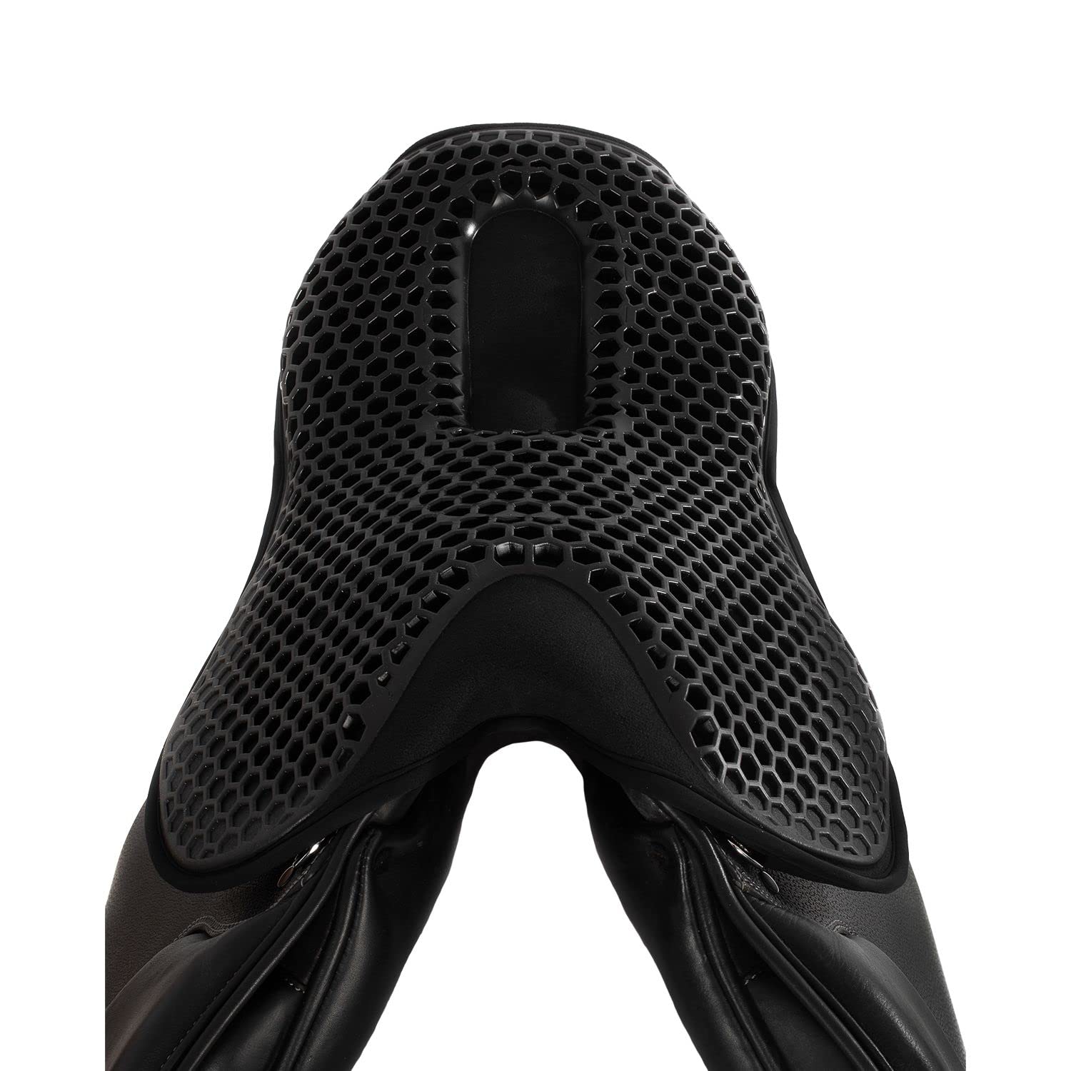 Acavallo Gel Seat Saver - 20mm Thick Orthopedic Memory Foam Cushion for Coccyx Pain Relief - Large Black Horse Riding Saddle Pad - Perfect for Equestrian, Cycling & Office Chairs