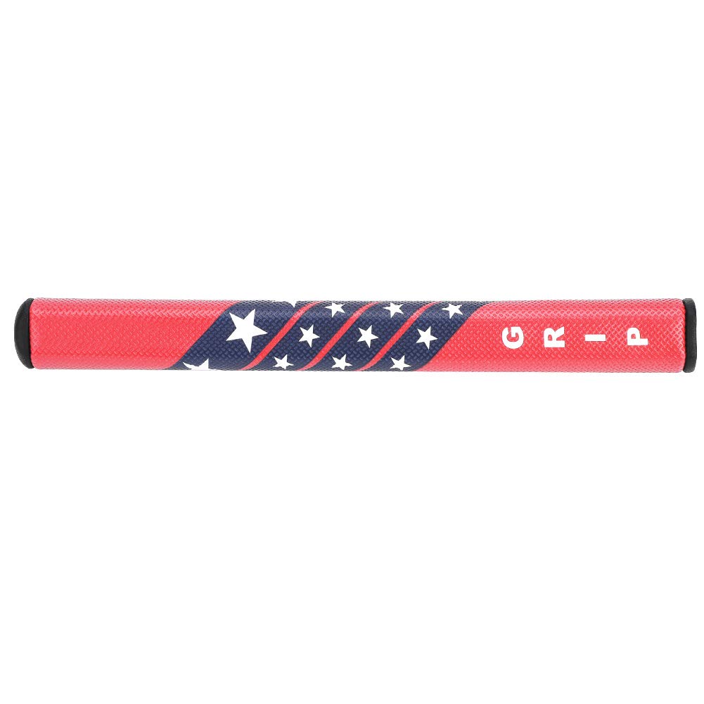 Premium PU Golf Grip - Anti-Slip Replacement Handle for Golf Clubs | Comfortable & Durable for Outdoor Play | Perfect for Golfers, Driving Range Practice & Tournament Use (Red)
