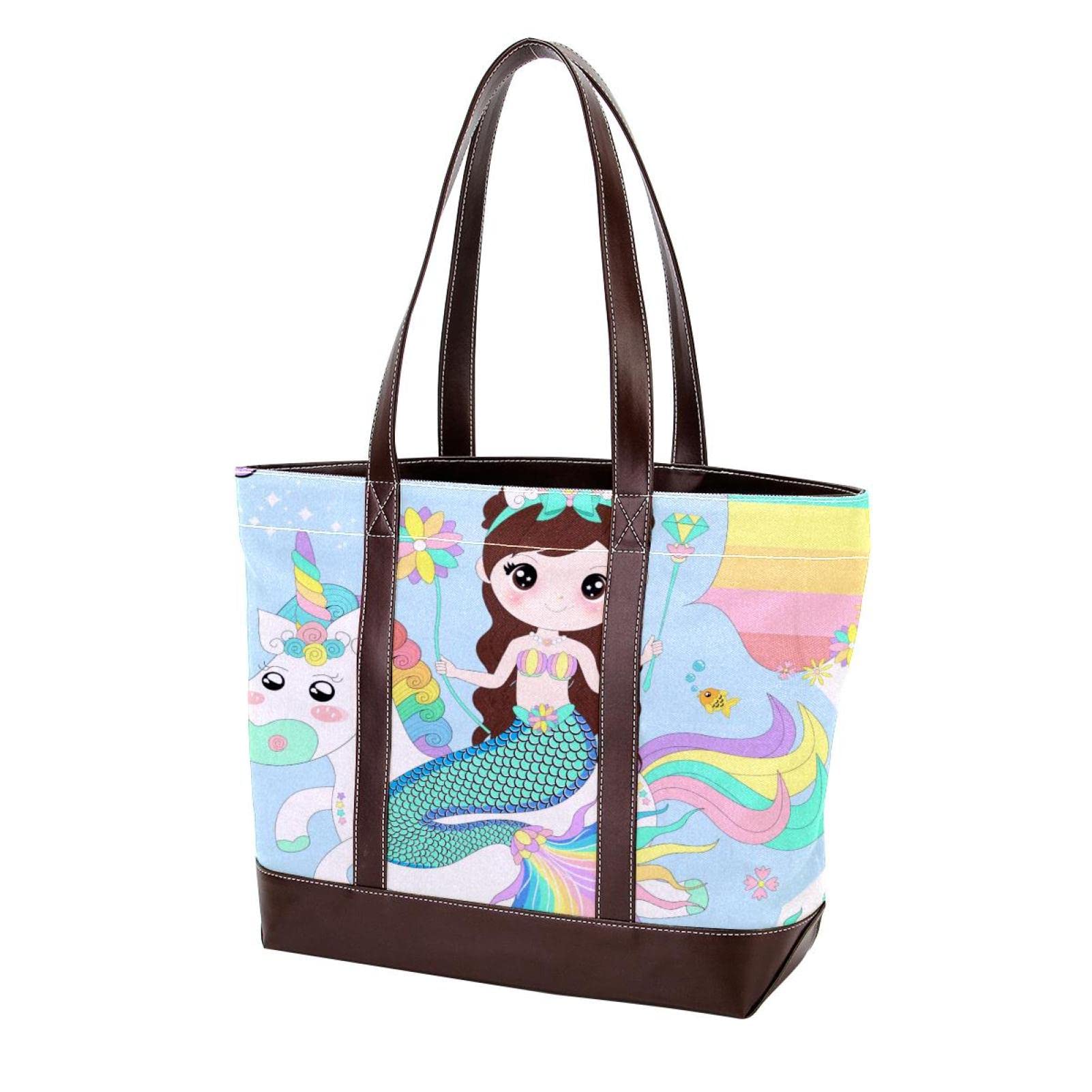 Grimace Skull Tote Bags for Women - Large Leather Canvas Shoulder Bag with Top Handle, Stylish Satchel Hobo Purse for Daily Use, Work, Shopping & Travel