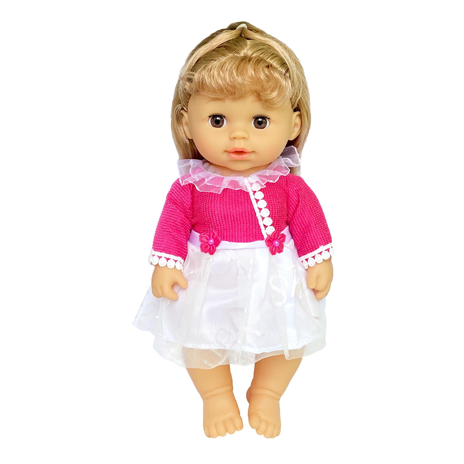 6 Sets Baby Doll Clothes for 10-12 Inch Girl Dolls - Cute Outfits & Accessories - Perfect for Dress Up, Role Play & Collectible Dolls