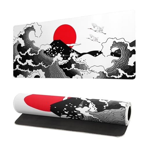 Japanese Red and Black Wave