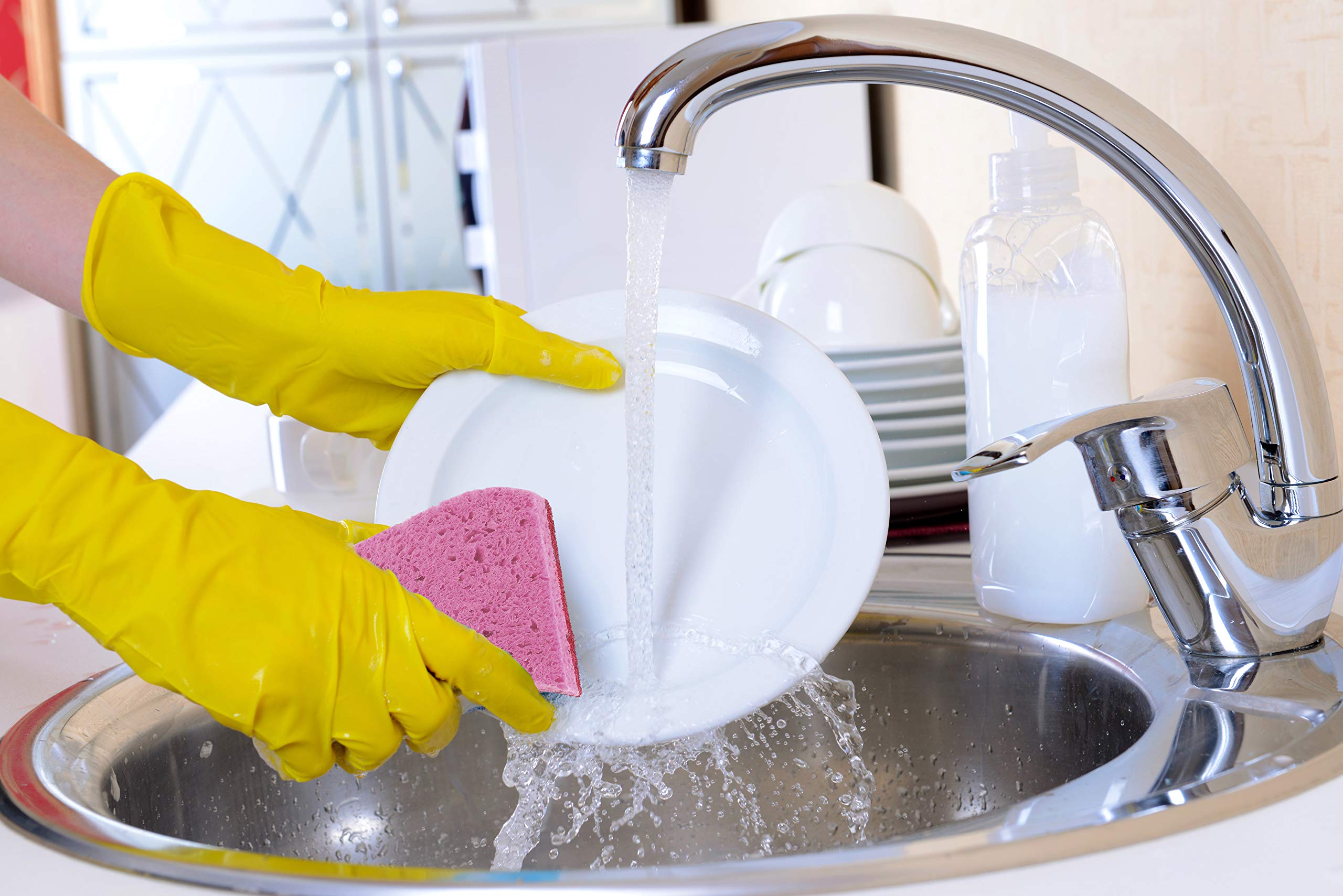 **Eco-Friendly Non-Scratch Cellulose Dish Sponges - Pack of 12 | Gentle Kitchen Cleaning Sponges for Dishes, Pots & Pans | Safe, Durable & Absorbent Household Cleaning Sponges by Superio | Perfect for Daily Dishwashing & Kitchen Cleaning**