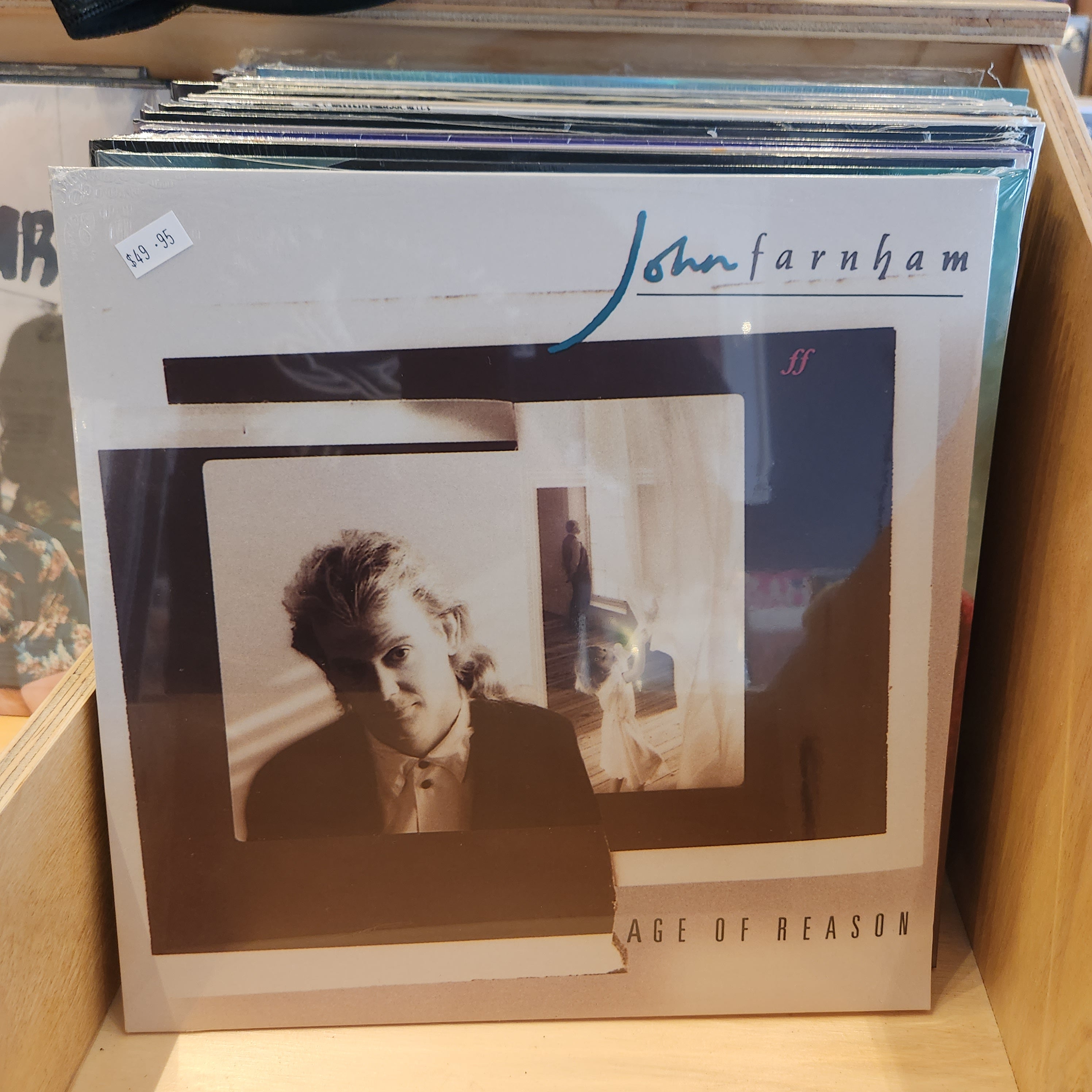 John Farnham Age of Reason Vinyl LP Record - Classic Australian Rock Music for Collectors & Audiophiles - Perfect for Home Listening & Gift Giving