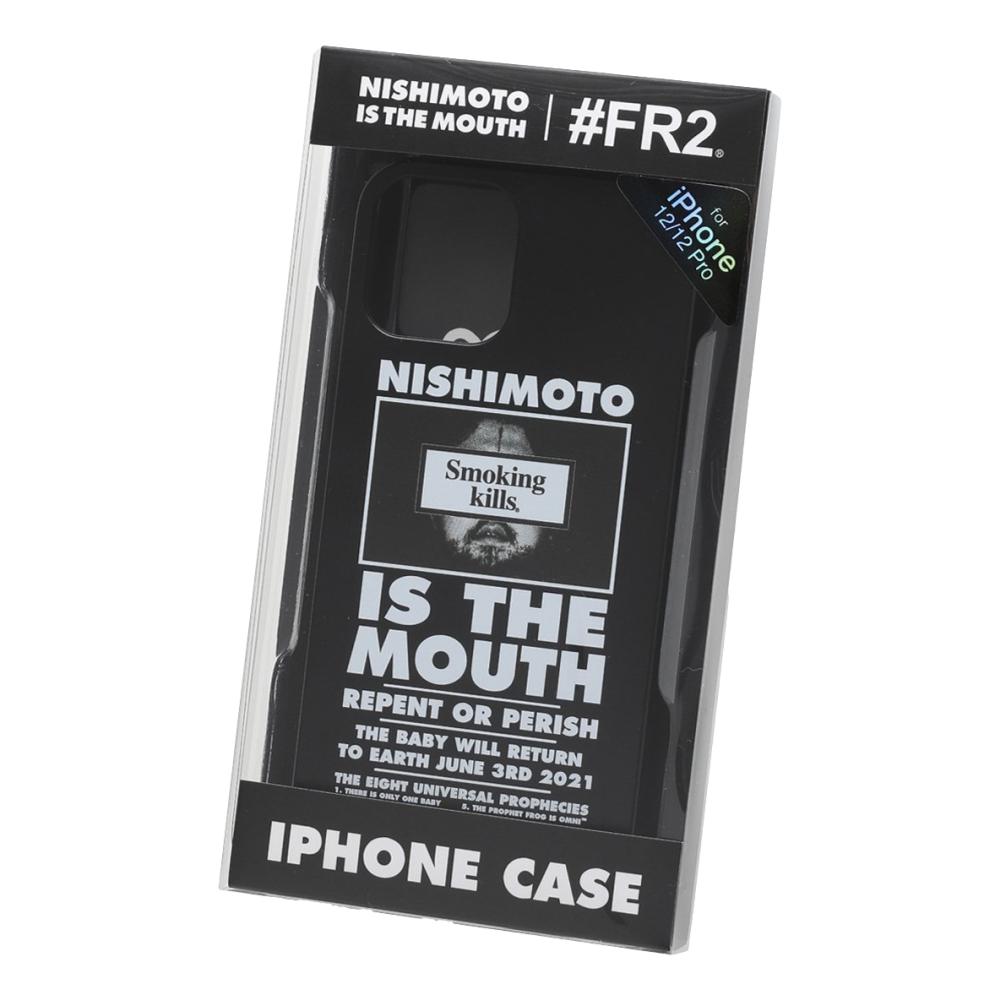 #FR2 x Nishimoto The Mouth Collaboration iPhone Case for Men - Black | Stylish Protective Cover for Everyday Use & Streetwear Fashion