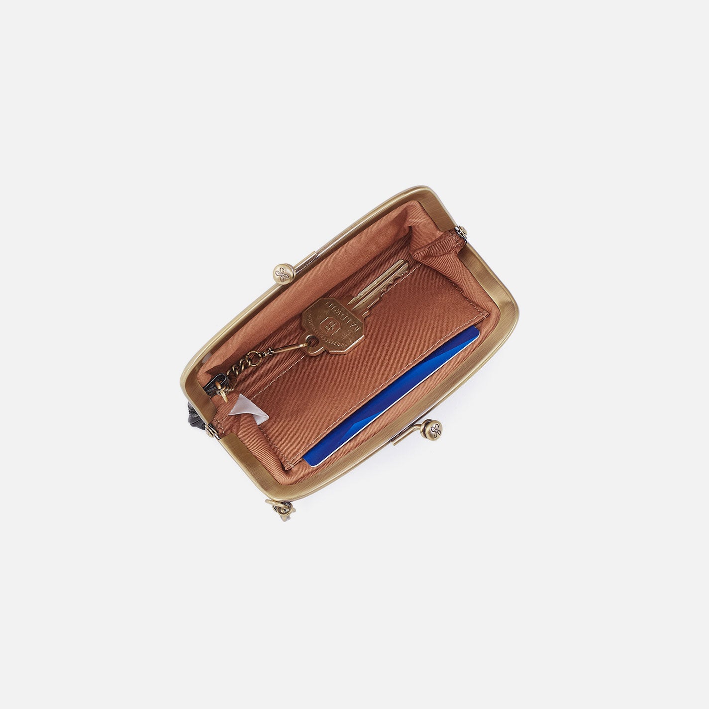 Premium Buffed Leather Cheer Frame Pouch in Whiskey Brown - Perfect for Travel, Office & Everyday Essentials Organization