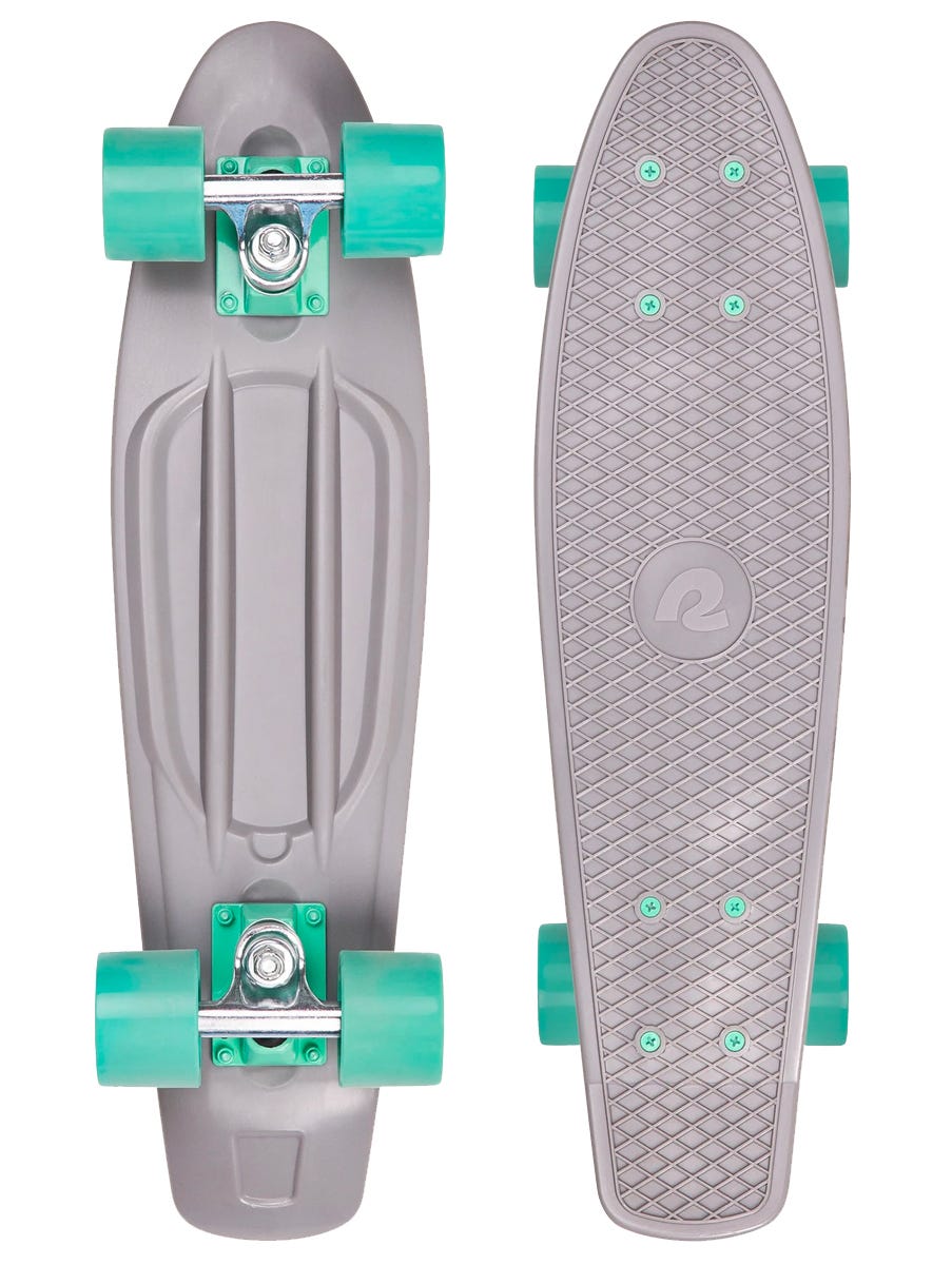 Retrospec Quip Mini Cruiser Skateboard - 22.5 Inch Lightweight Skateboard for Kids & Adults - Perfect for Commuting, Campus Riding & Street Skating