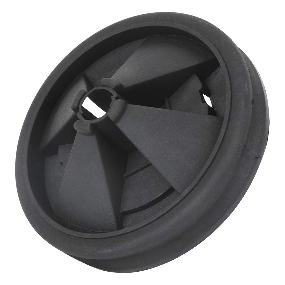 **OUKENS 2-Pack Black Silicone Garbage Disposal Splash Guard – Anti-Splash Cover & Quiet Collar Drain Plug for InSinkErator (87mm Outer Diameter) – Perfect for Kitchen Sink Waste Disposer**