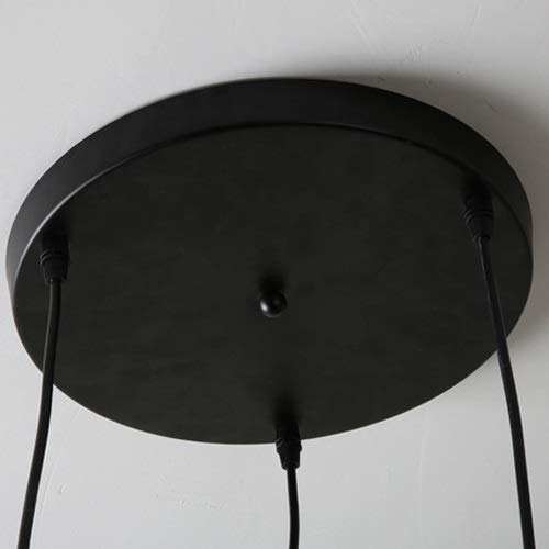 Modern 3-Head Wrought Iron Ceiling Pendant Light - Minimalist Hollow Carved Chandelier for Dining Room, Restaurant & Bedroom Decor | Dimmable LED Lighting Fixture for Home & Commercial Spaces
