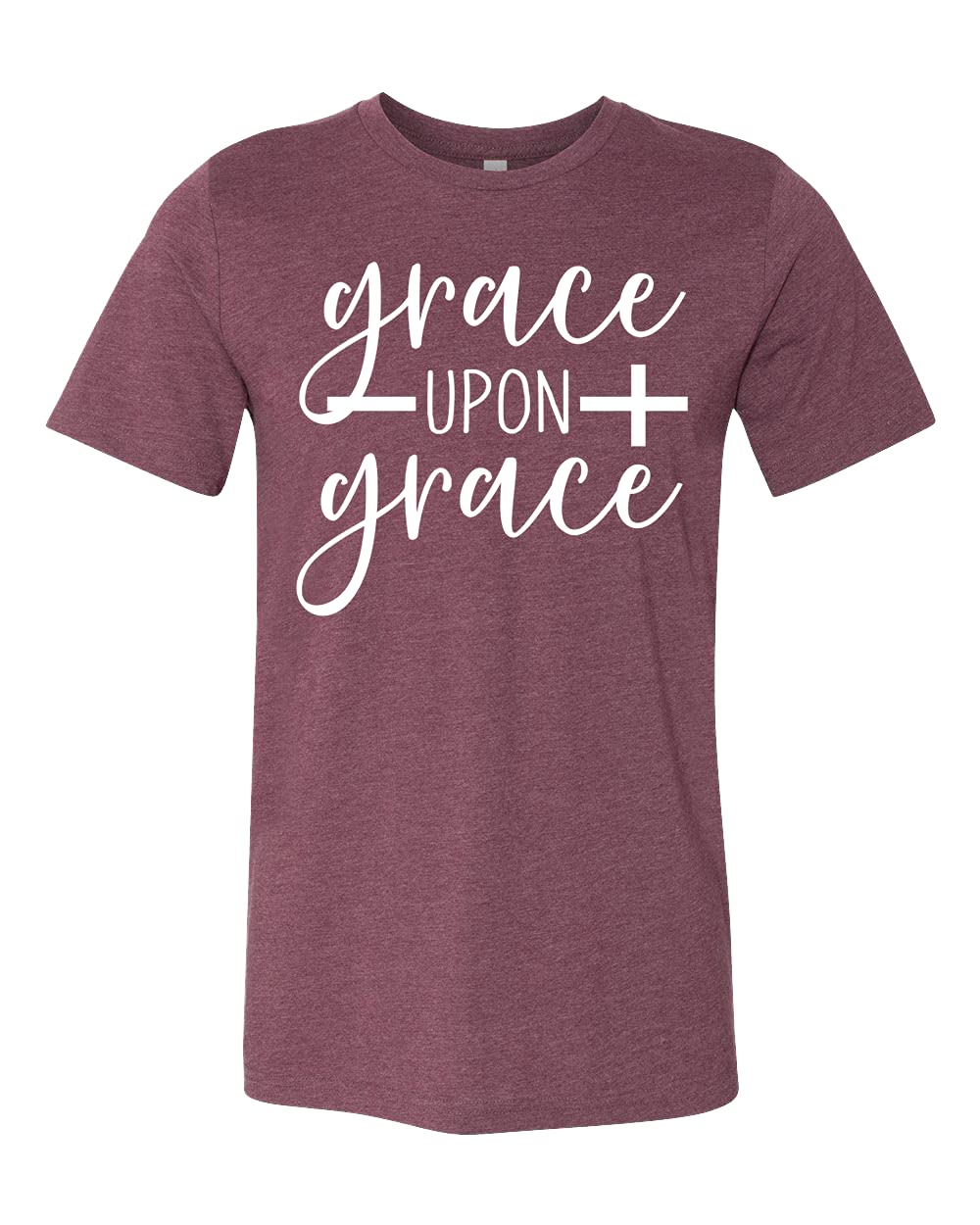 Best Christian T-Shirts for Men & Women - Grace Upon Grace, Jesus & Faith Inspired Religious Shirts with Bible Quotes - Perfect for Church, Worship & Daily Inspiration