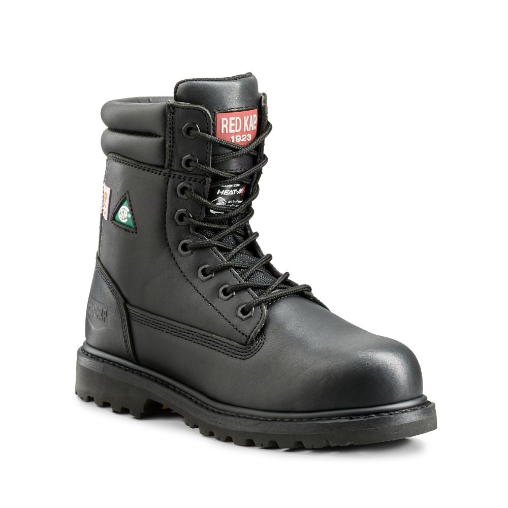 Red Kap Unisex Steel Toe Insulated Work Boots - CSA Approved Safety Shoes for Men & Women, Black (CF23100AIBK) - Ideal for Construction, Warehouse & Outdoor Winter Work
