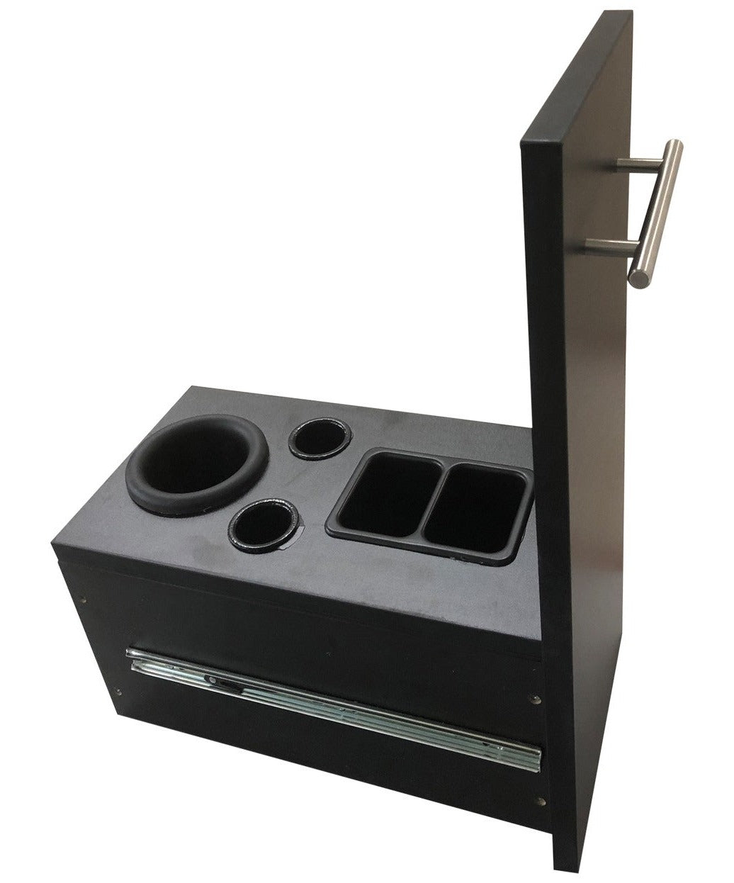 PIBBS Classic Salon Mirror with Storage - Professional Hair Styling Station for Salons & Home Use - Perfect for Makeup Vanity, Hairdressing, and Beauty Storage