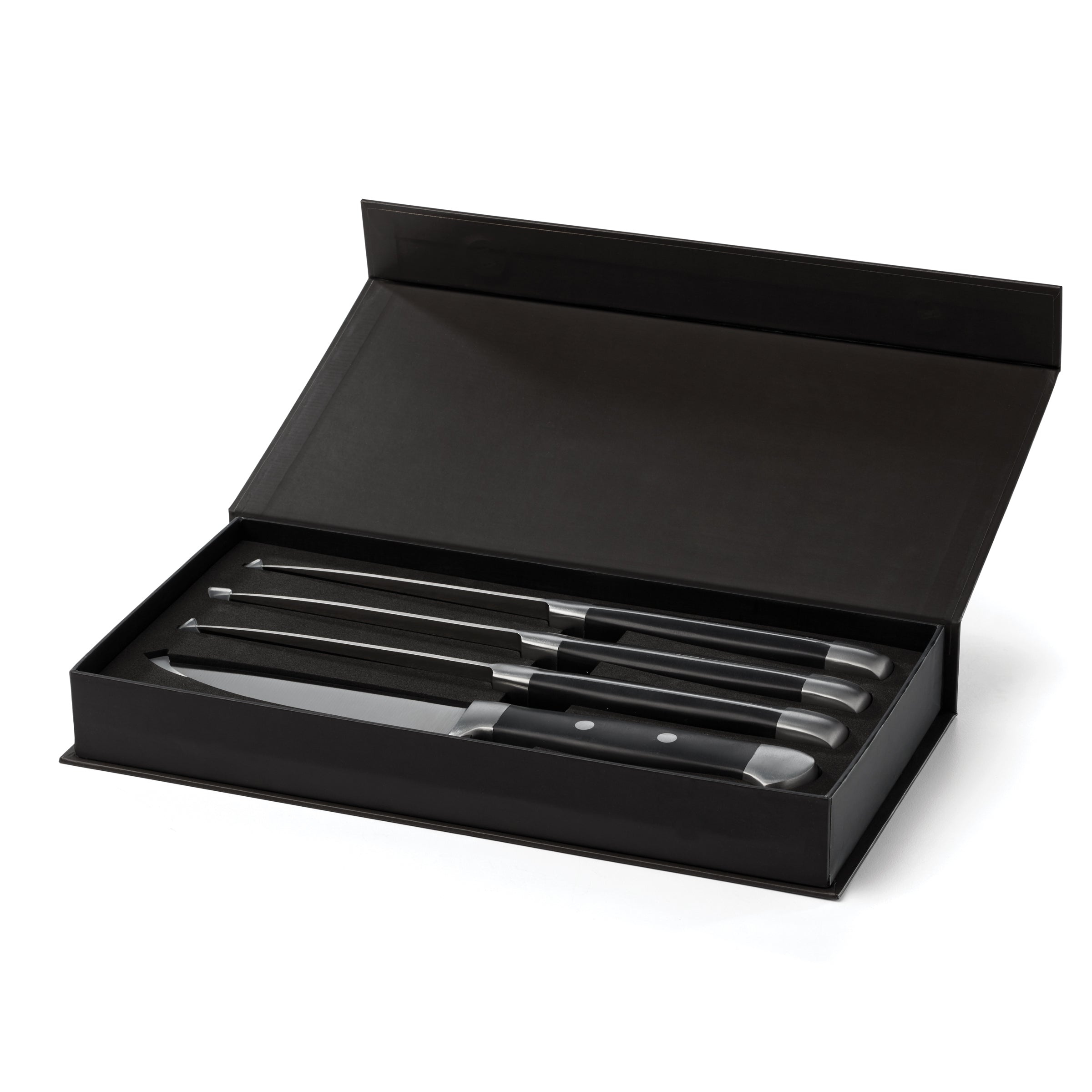 Premium Jumbo Steak Knives Set - 4 Piece High-Quality Serrated Blades for Perfect Steak Cutting | Ideal for BBQ, Dinner Parties & Home Kitchen Use