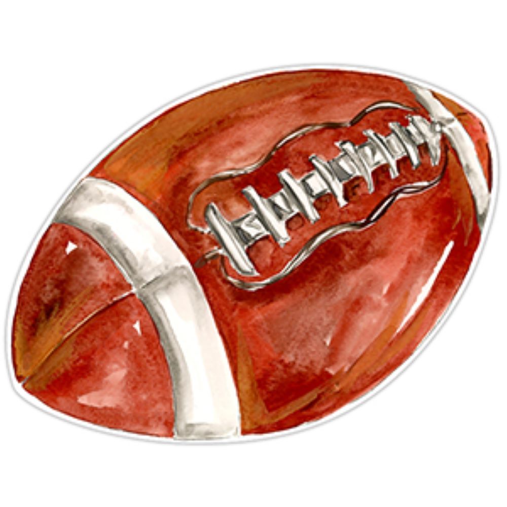 Football Die Cut Placemat - Non-Slip Table Protector for Game Day Parties, Sports Bars & Home Decor - Perfect for Super Bowl, Tailgating & Fan Gatherings