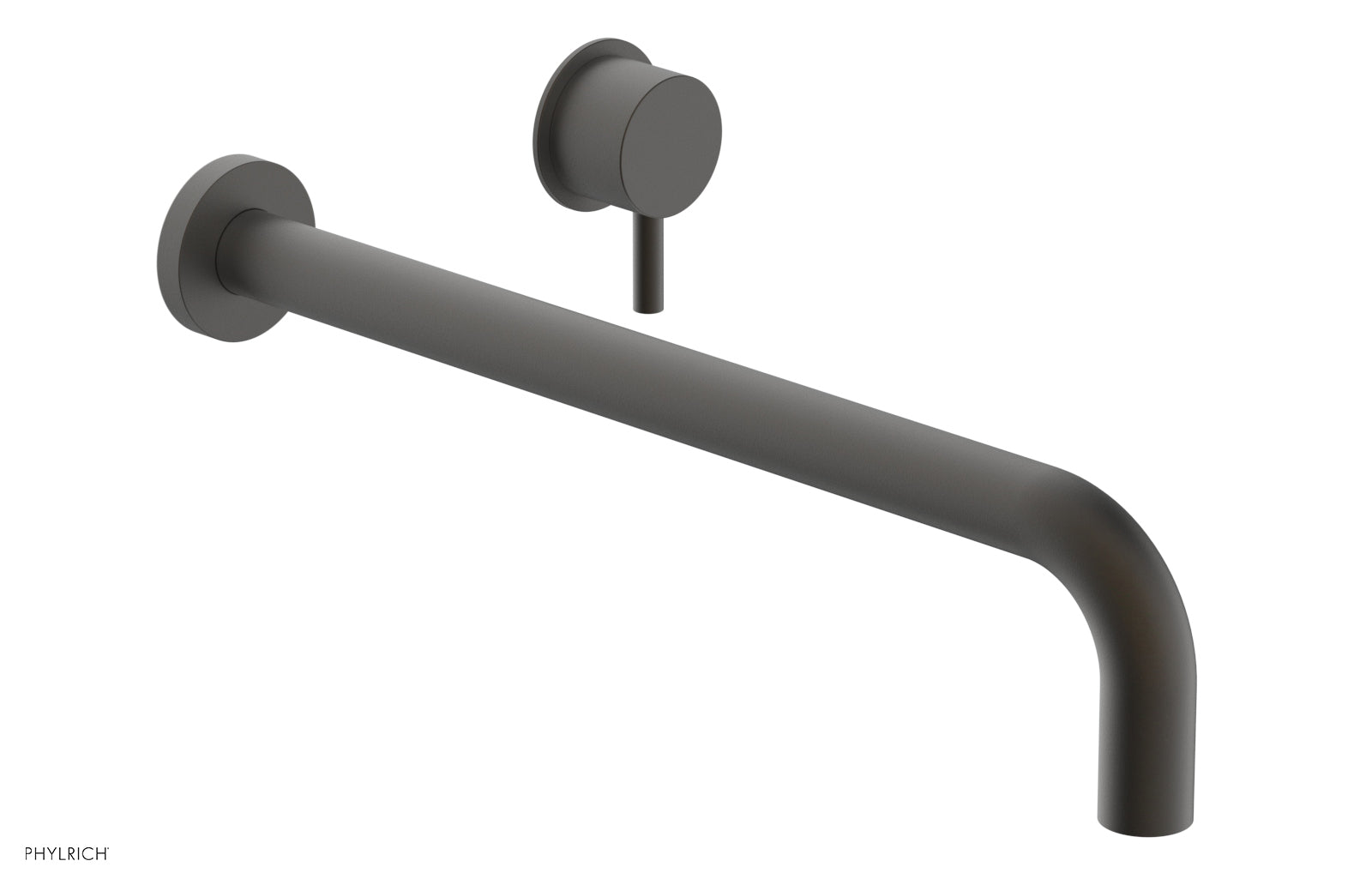 Basic II 14 Single Handle Wall Mount Lavatory Faucet Set with Lever Handle - 230 15 14 - Perfect for Bathroom Sink, Powder Room, and Guest Bath Installation