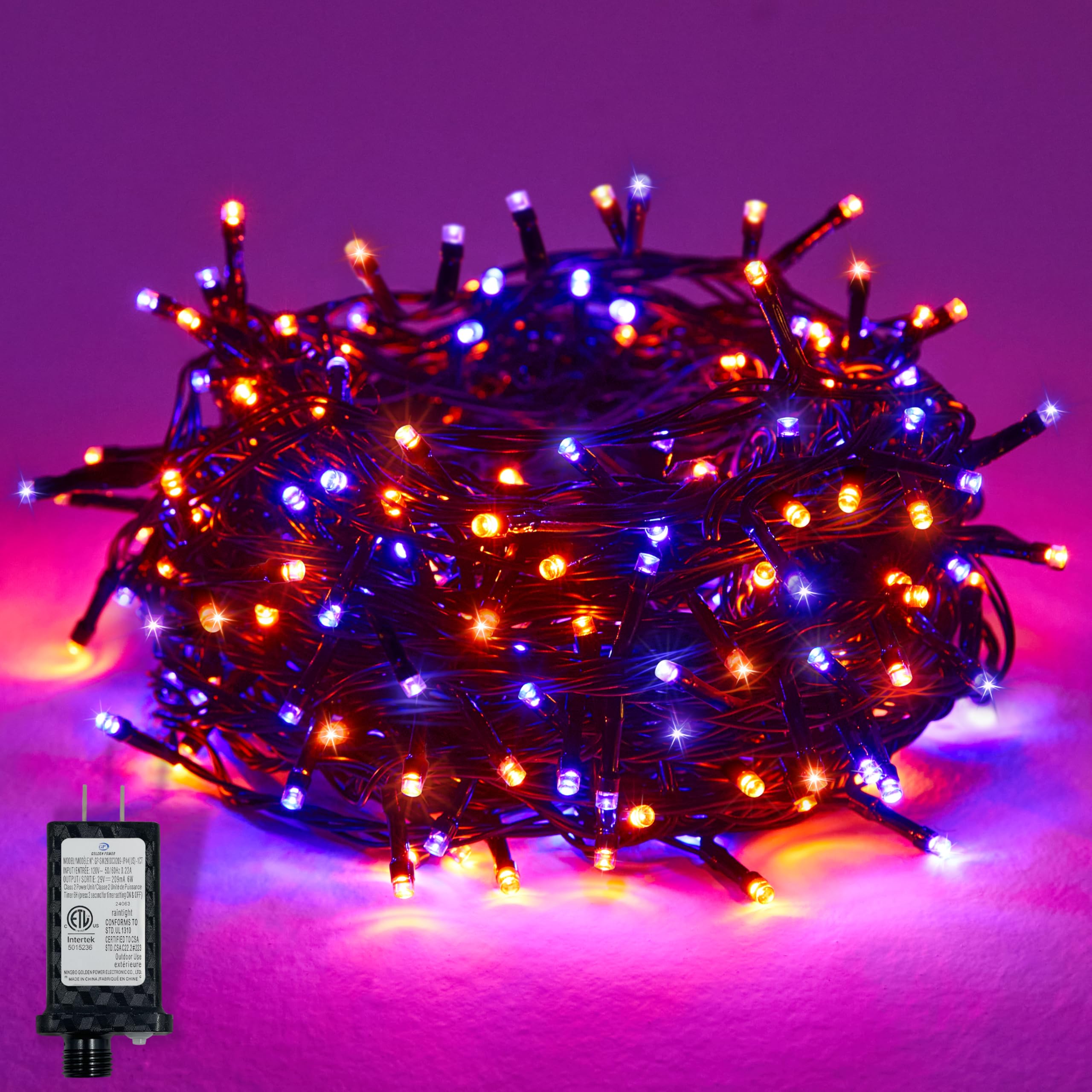 400 LED Cascading Twinkle Christmas Tree Lights with 8 Lighting Modes & Remote - 6.6FT x 16 String Waterfall Fairy Lights with Timer for Indoor Holiday Decor (Purple) - Perfect for Christmas Tree Decorations, Home Parties, and Winter Wedding Ambiance