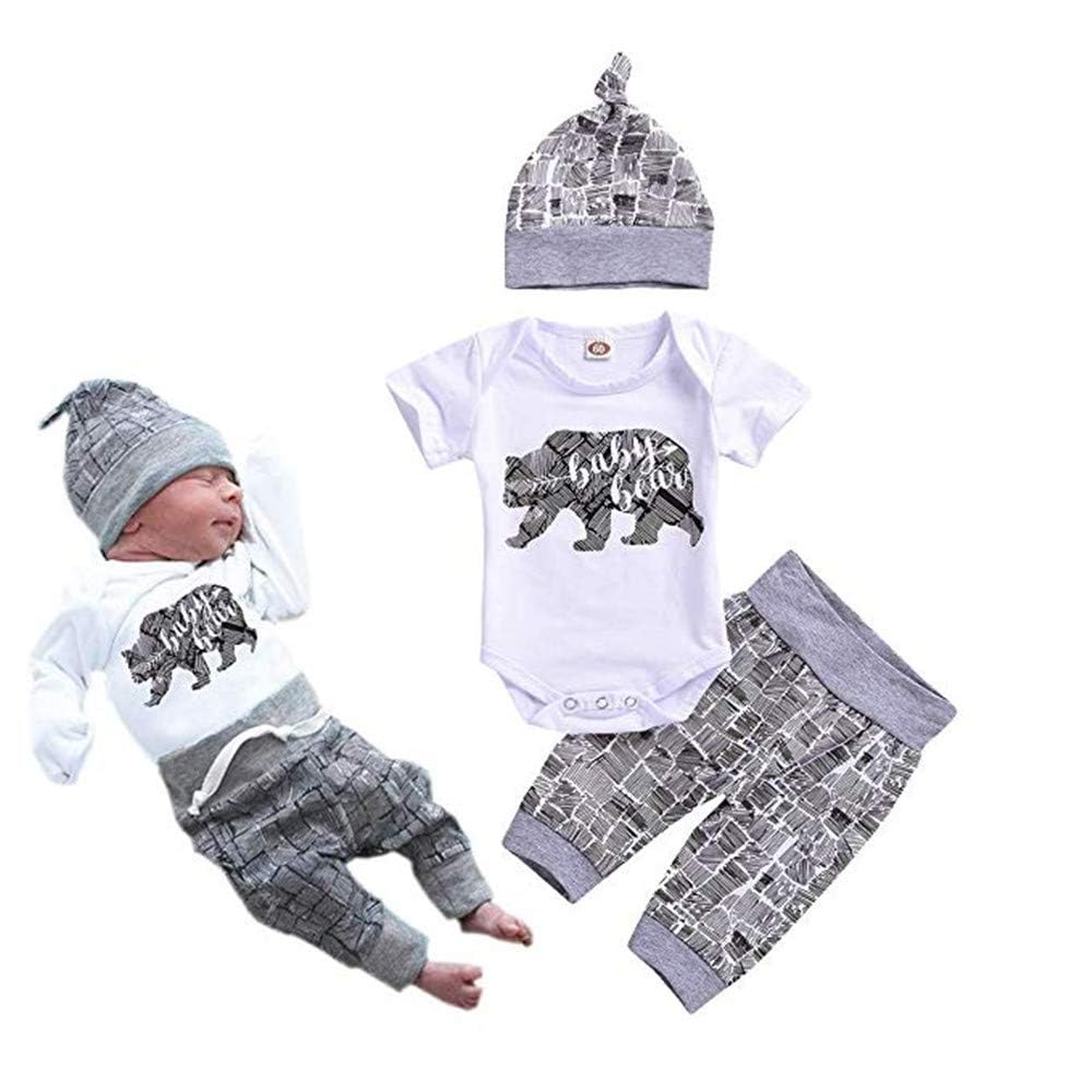Newborn Baby Boy Clothes Set - Soft Cotton Bodysuit & Pants Outfit for 0-3 Months | Perfect for Photoshoots, Daily Wear & Gift Giving