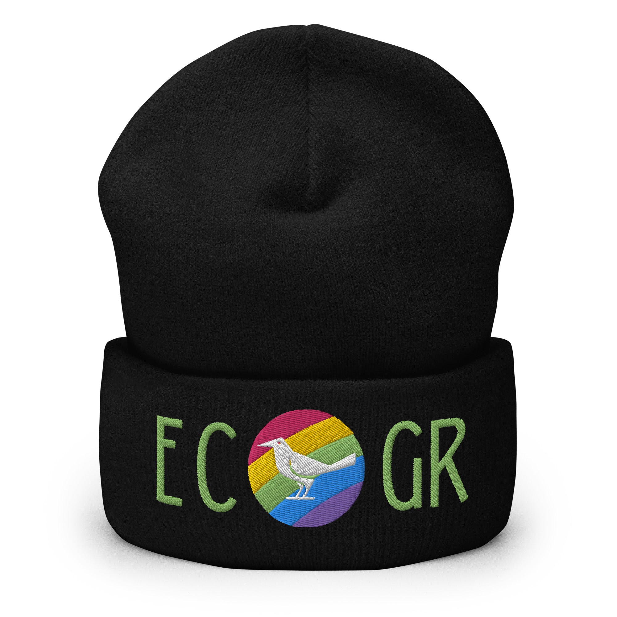 East Co. Grackles Cuffed Beanie for Men & Women - Soft Winter Knit Hat with Fold-Up Brim - Warm Fleece Lined Skull Cap for Outdoor Activities, Hiking, and Cold Weather Fashion