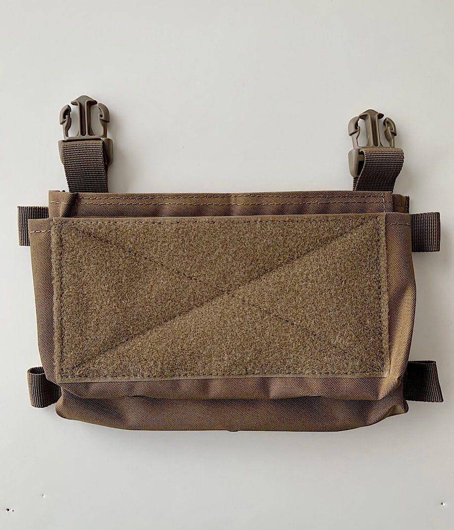 Modular Front Panel for QRF Plate Carrier - Tactical Molle Vest Accessory for Military & Airsoft - Perfect for Outdoor Training & Combat Simulation
