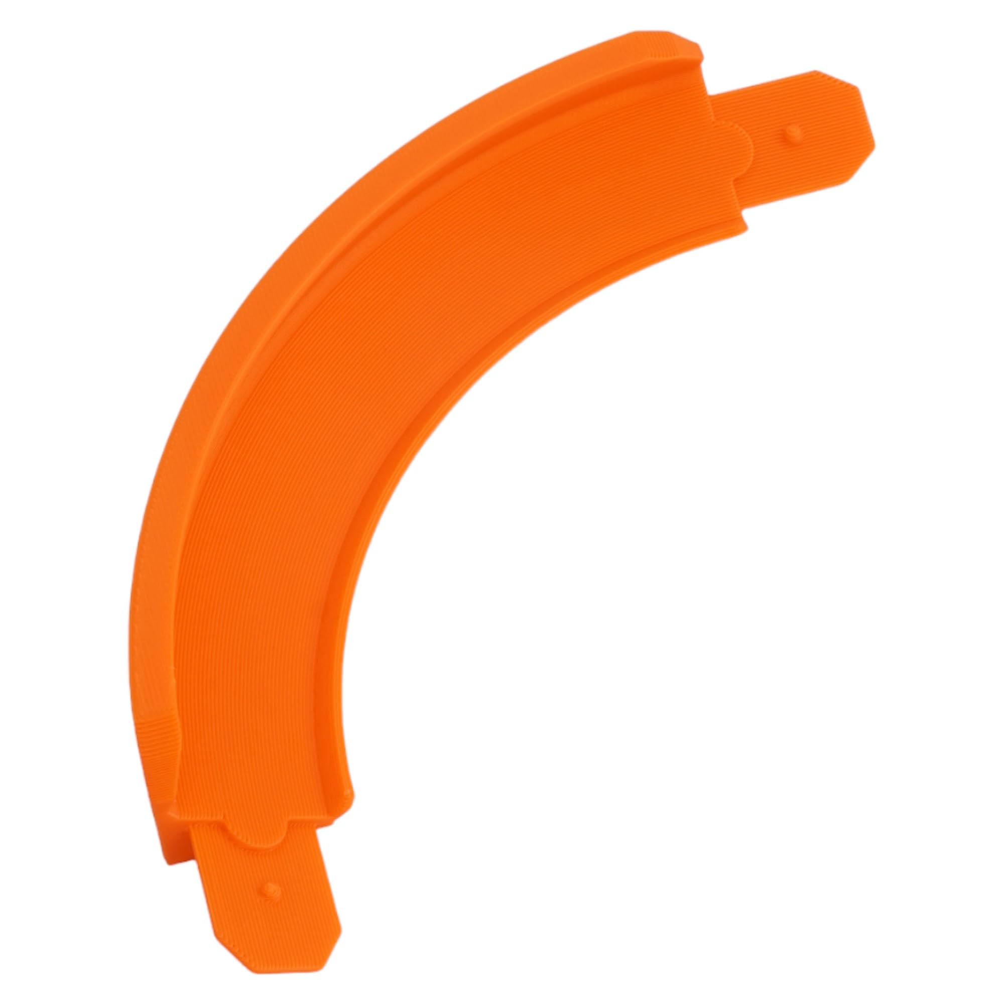 Hot Wheels 90 Degree Banked Turn Track Piece - Orange - Compatible with Hot Wheels Cars - Perfect for Race Track Building & Stunt Playsets
