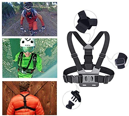 Navitech 18-in-1 Action Camera Accessories Kit with Durable EVA Case - Compatible with ThiEYE i60 4K Camera | Perfect for Outdoor Sports, Travel & Adventure Recording