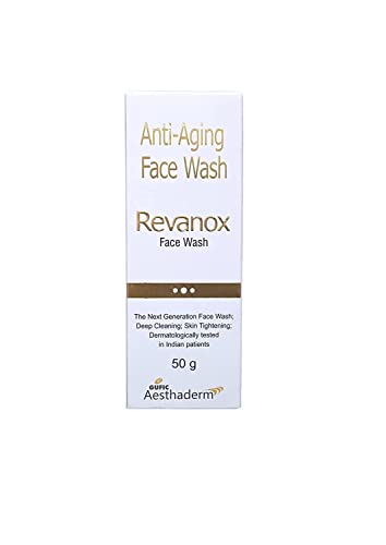 Revanox Anti-Aging Face Wash 50GM - Madev Enterprise - Gentle Cleanser for Wrinkles & Fine Lines - Perfect for Daily Skincare Routine & Anti-Aging Regimen