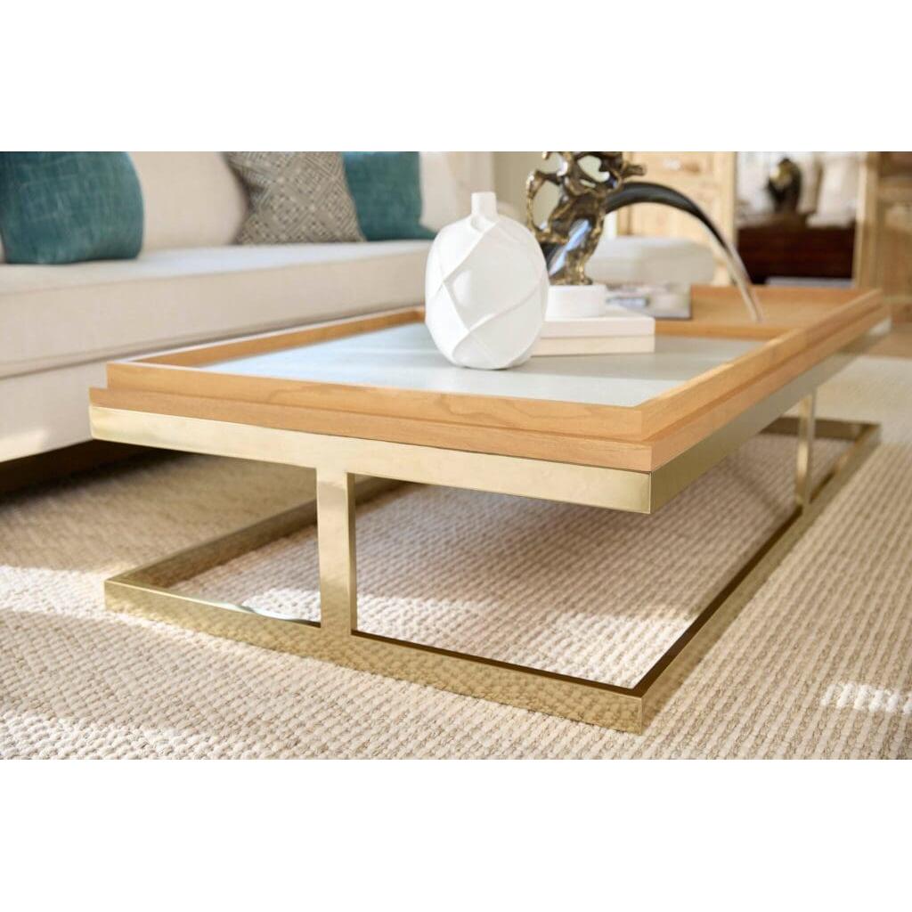 Cyan Design 11738 Cosmopolita Brown Coffee Table - Modern Living Room Furniture for Home Decor & Entertaining