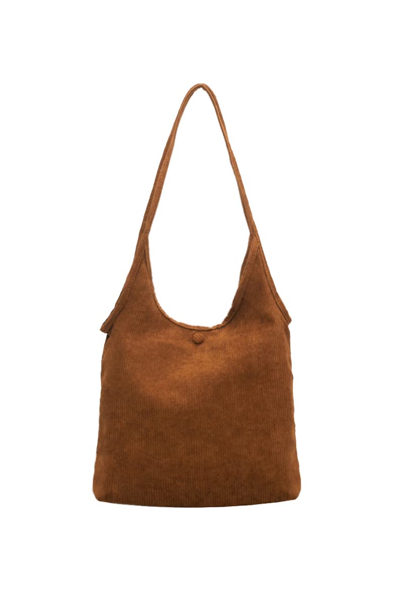 Ulisty Women's Corduroy Shoulder Bag - Vintage Retro Tote Purse for Casual Shopping & Daily Use | Perfect for Work, School & Travel Accessories