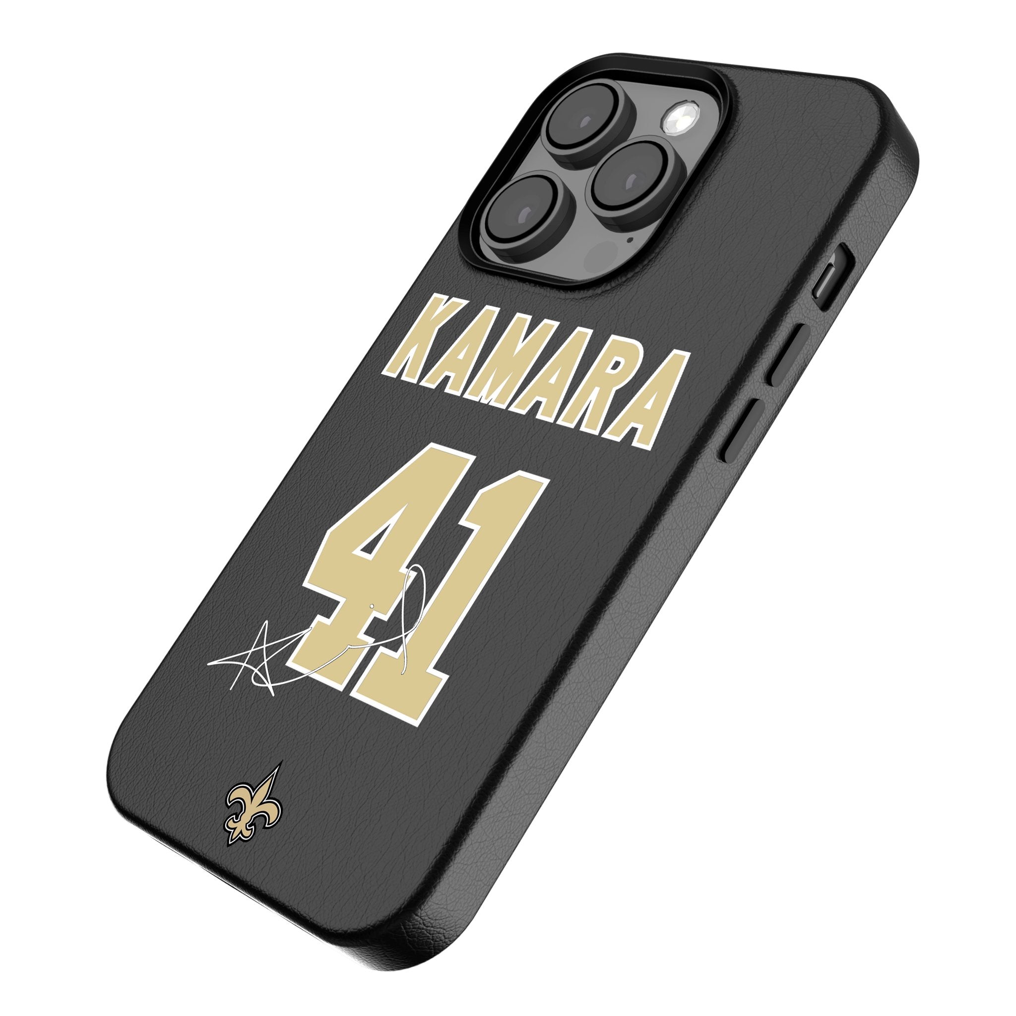 Alvin Kamara New Orleans Saints 41 MagSafe Compatible iPhone Case for iPhone 14/13/12 - Durable Protective Cover for Football Fans, Game Day & Everyday Use