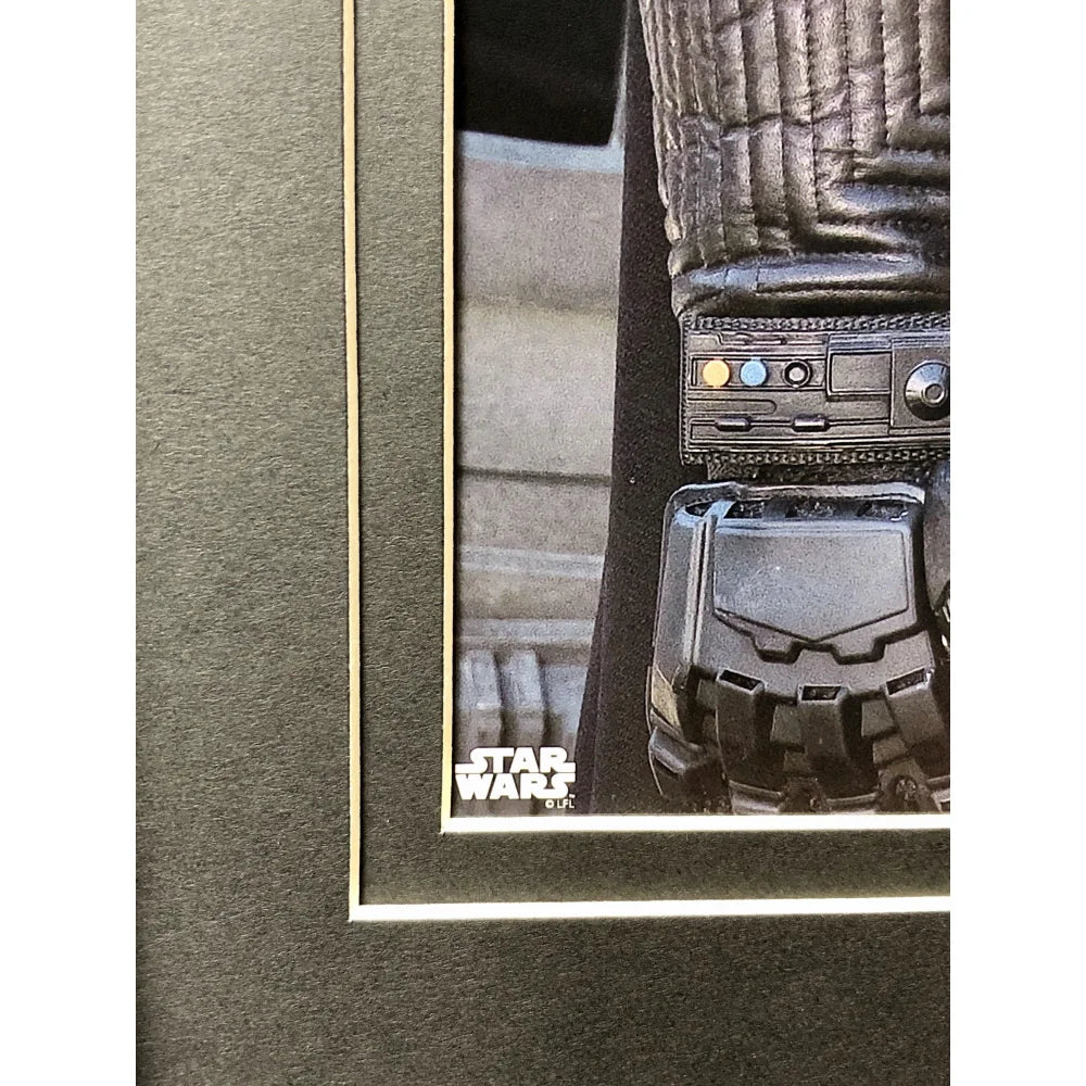 Giancarlo Esposito Autographed Star Wars The Mandalorian 11x14 Photo Framed with Topps COA - Moff Gideon Collectible Memorabilia for Fans and Display
