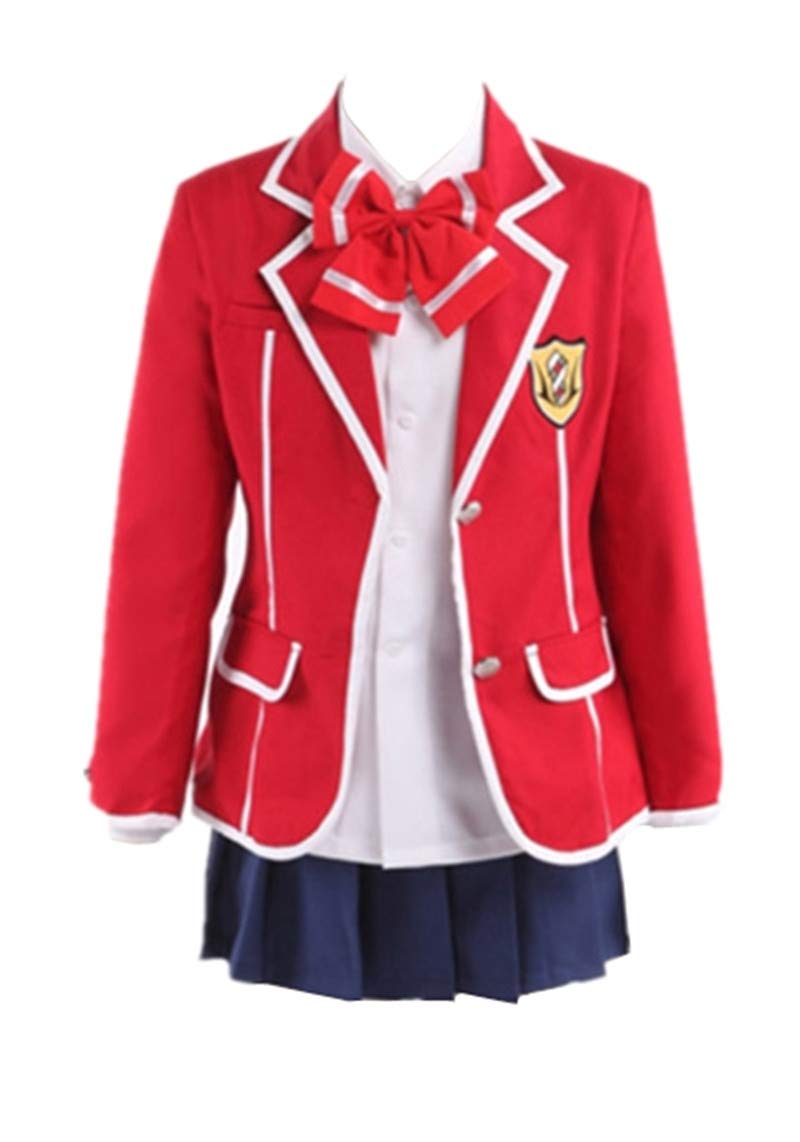 Guilty Crown Yuzuriha Inori Cosplay Costume - Anime School Uniform Outfit for Halloween, Conventions & Themed Parties