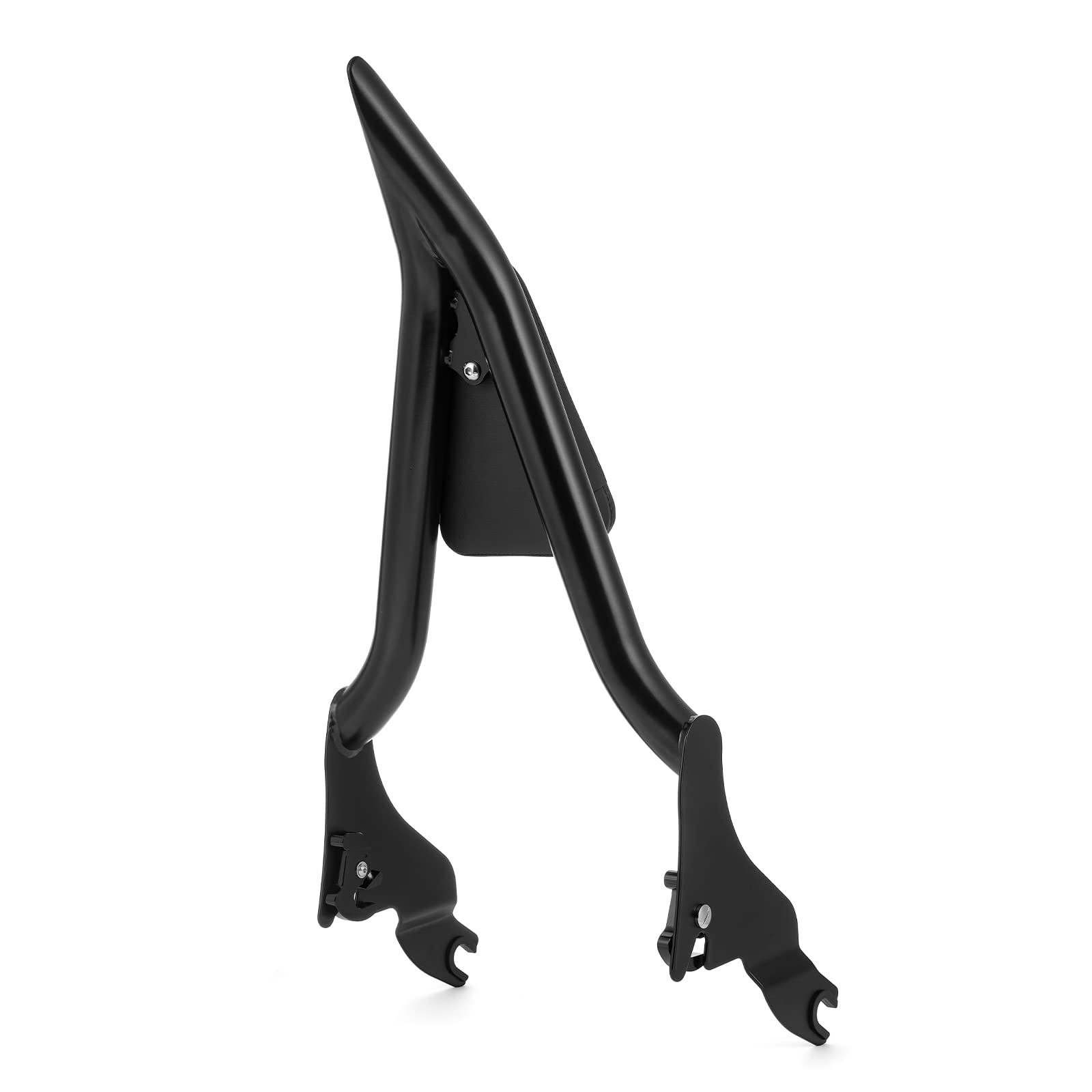 Premium One-Piece Passenger Backrest Sissy Bar with Comfort Cushion for Harley Touring Models - Road King, Street Glide, Electra Glide, CVO Road Glide FLHR FLHX FLHT FLTR (2009-2025) | Black | Enhanced Safety & Comfort for Long Rides